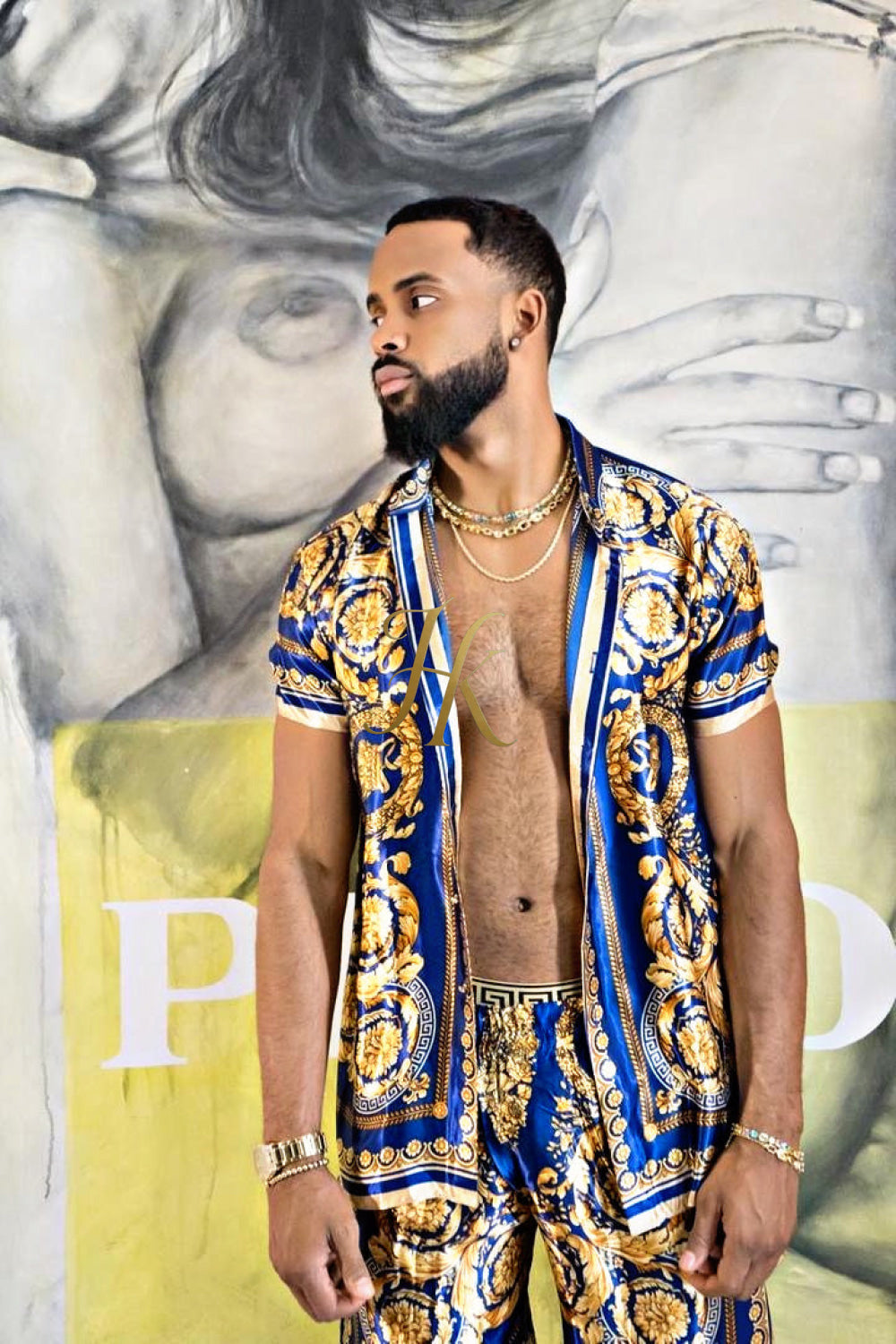 Barocco Silk Set Outfit - Elevate Your Style with Pure Elegance - kayibstrore