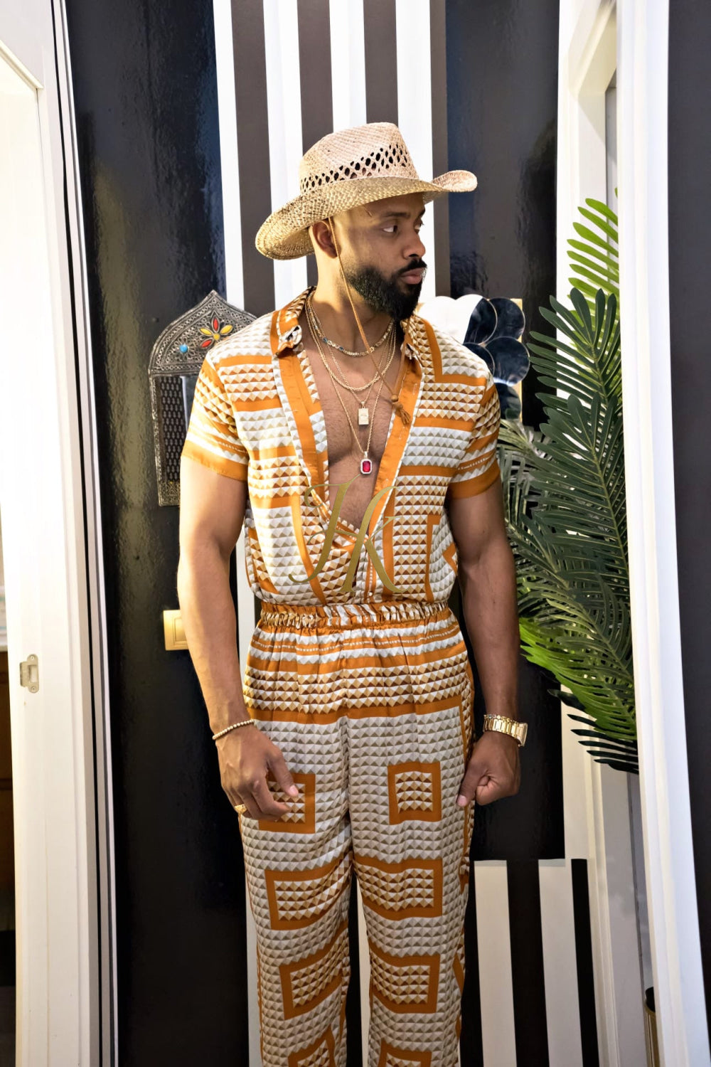 Luxury Handmade Outfits: Men's Luxury Silk Set - kayibstrore