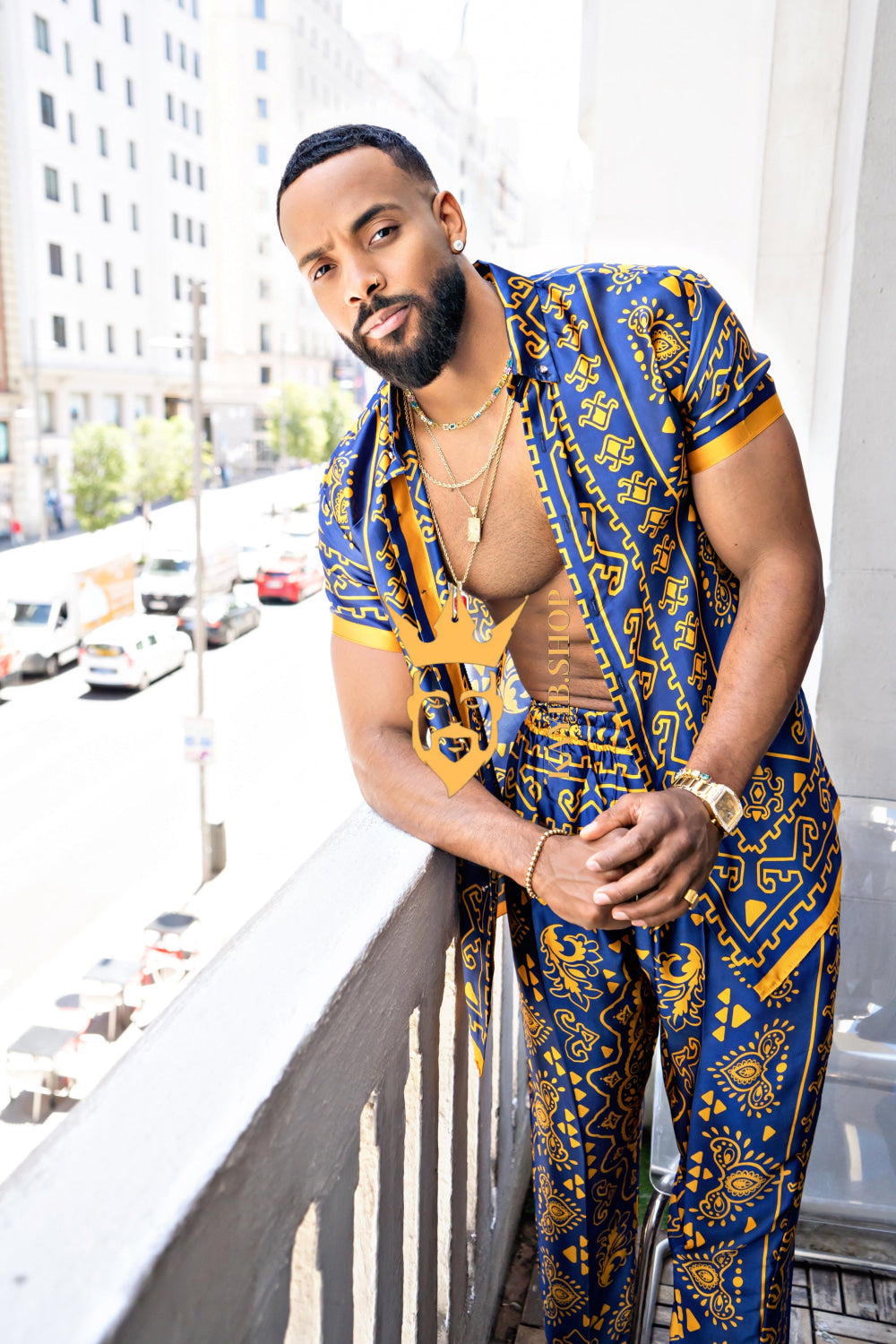 Men's Silk Beach Outfit - kayibstrore
