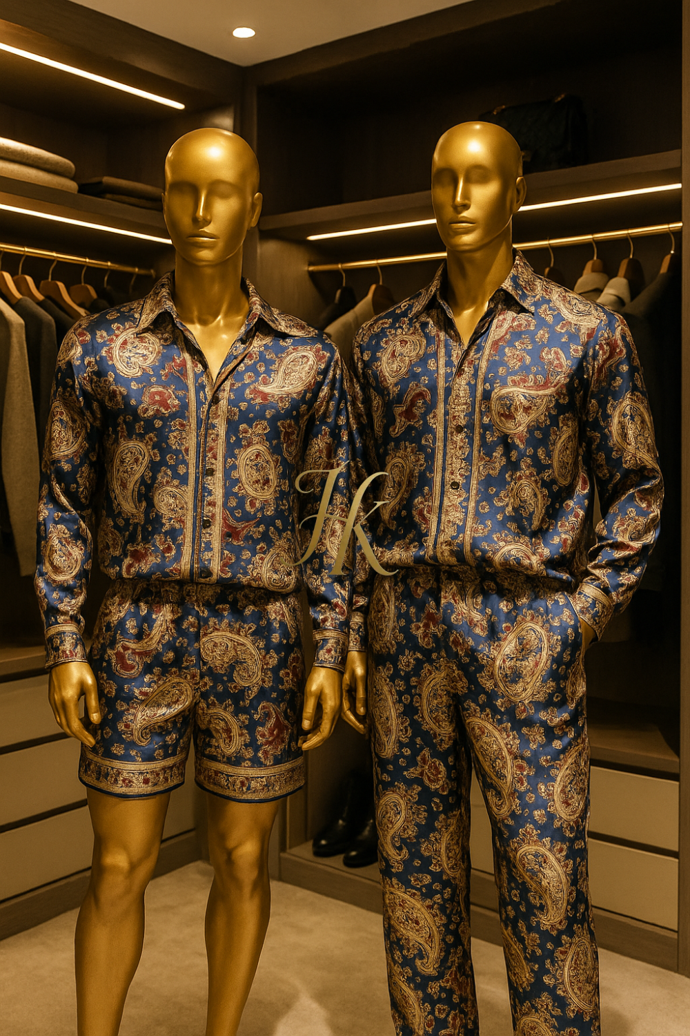 Men’s Luxury Baroque Silk Set – Kayib Exclusive Collection