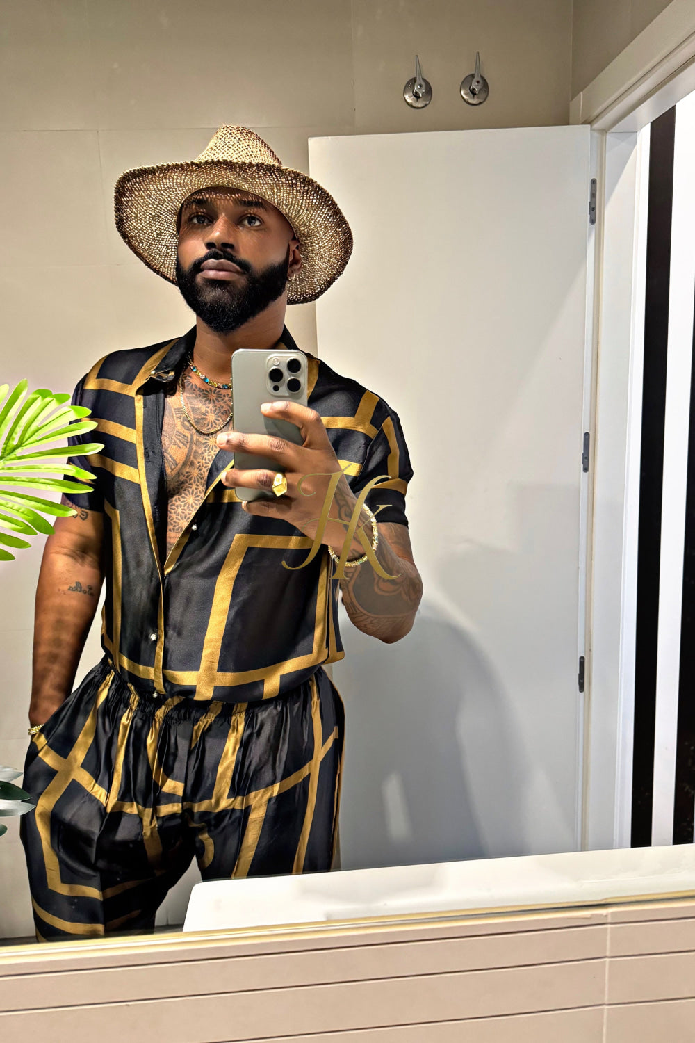 Handmade Outfits: Men's Luxury Silk Set - kayibstrore