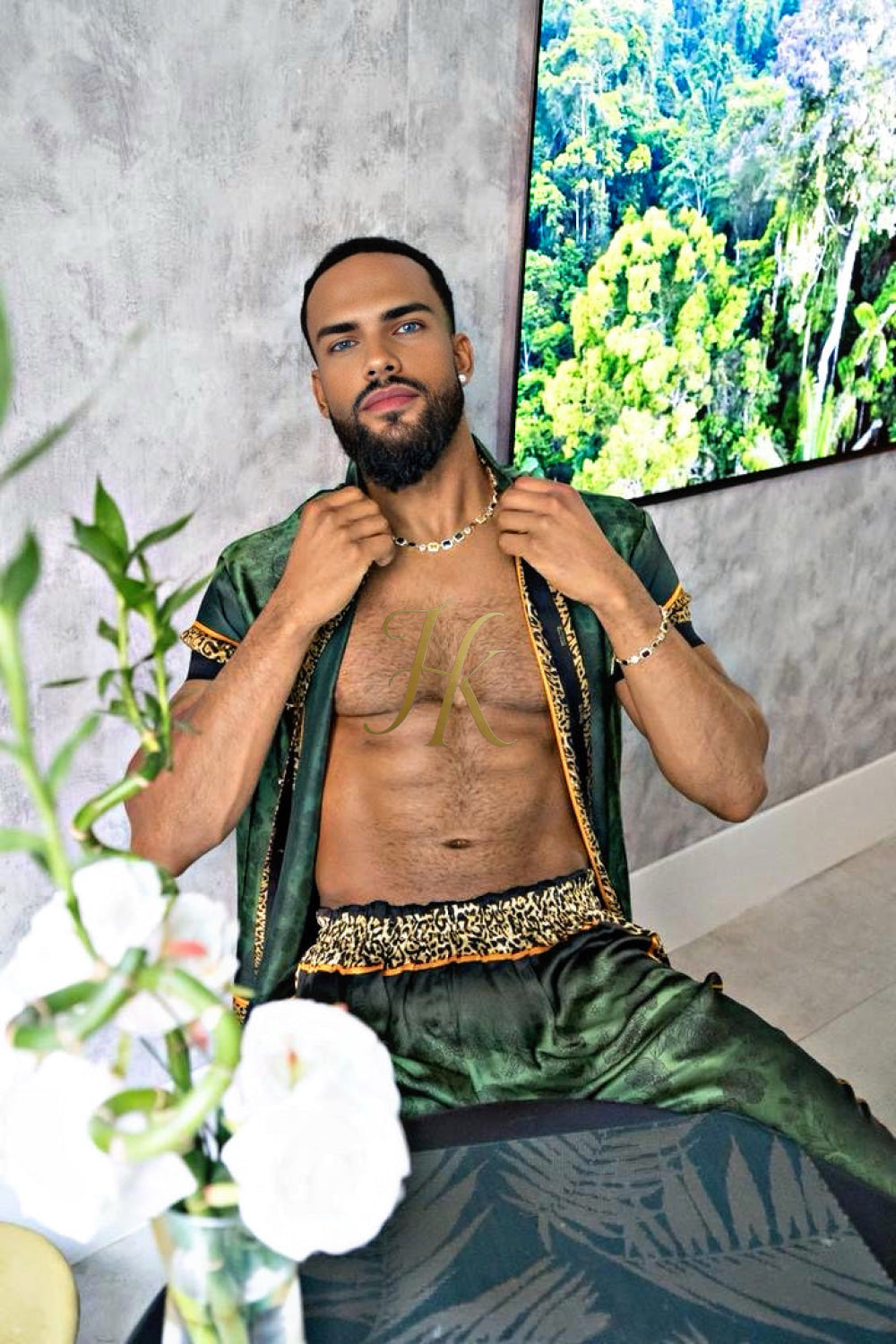 Handmade Outfits: Men's Luxury Silk Set - kayibstrore