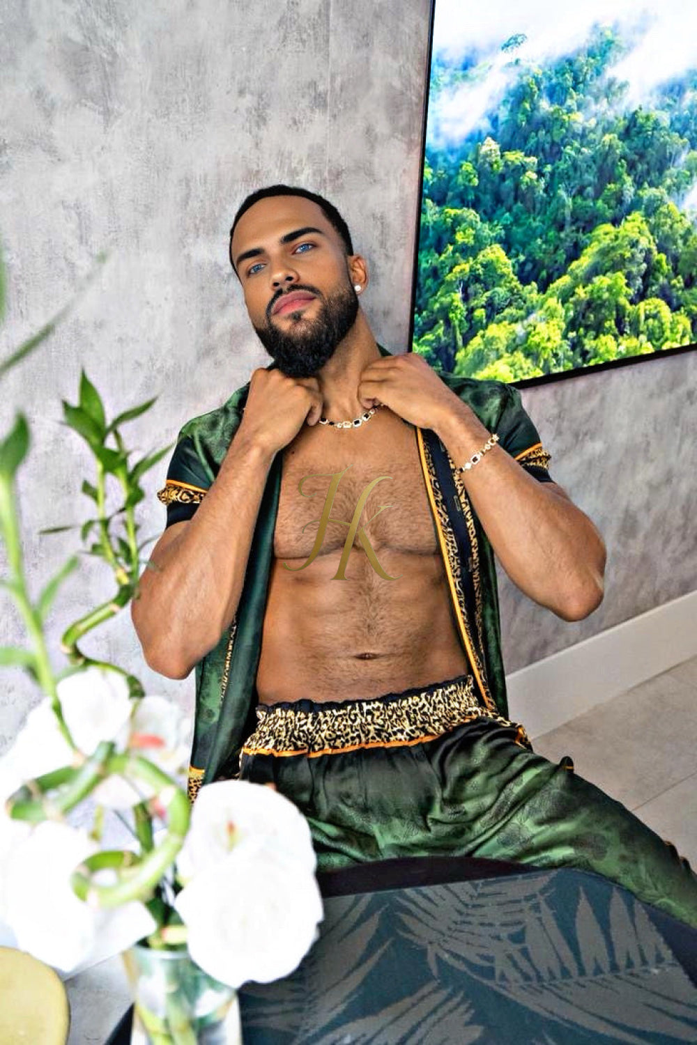 Handmade Outfits: Men's Luxury Silk Set - kayibstrore