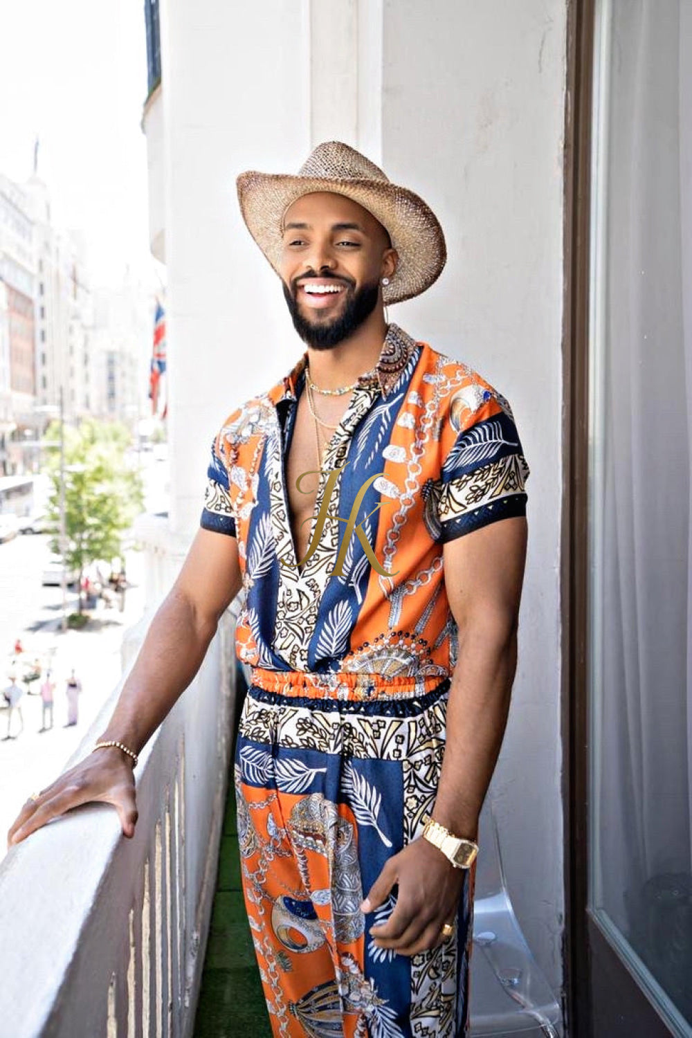 Unleash Your Style: Luxury Silk Set Festival Wear for Men - kayibstrore