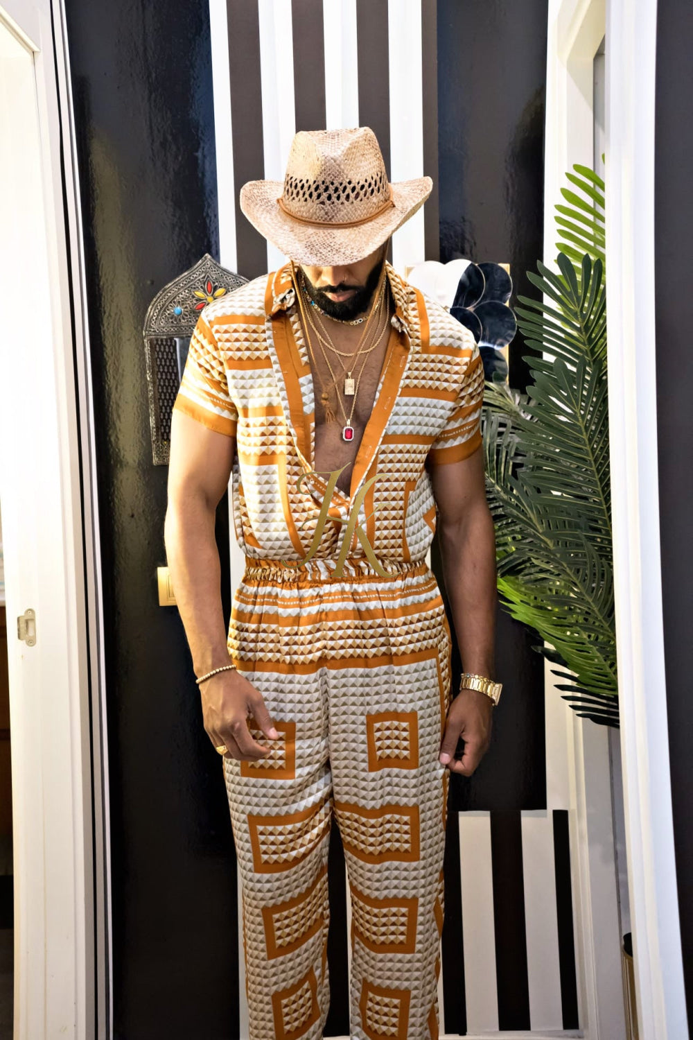 Luxury Handmade Outfits: Men's Luxury Silk Set - kayibstrore