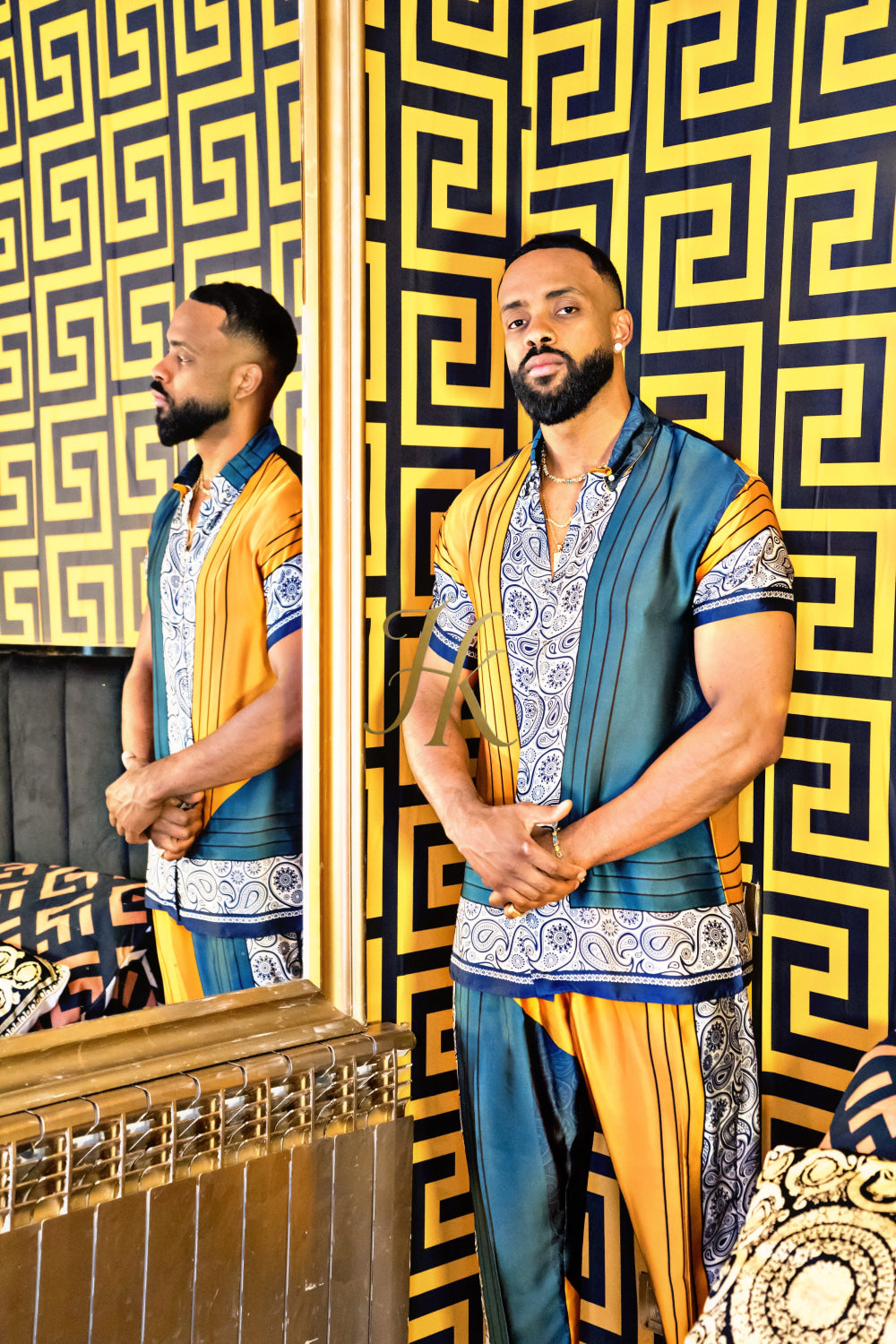 Men's party Luxury Silk Dress Set Outfit - Elevate Your Style Game with Ultimate Comfort and Unbeatable Quality - kayibstrore