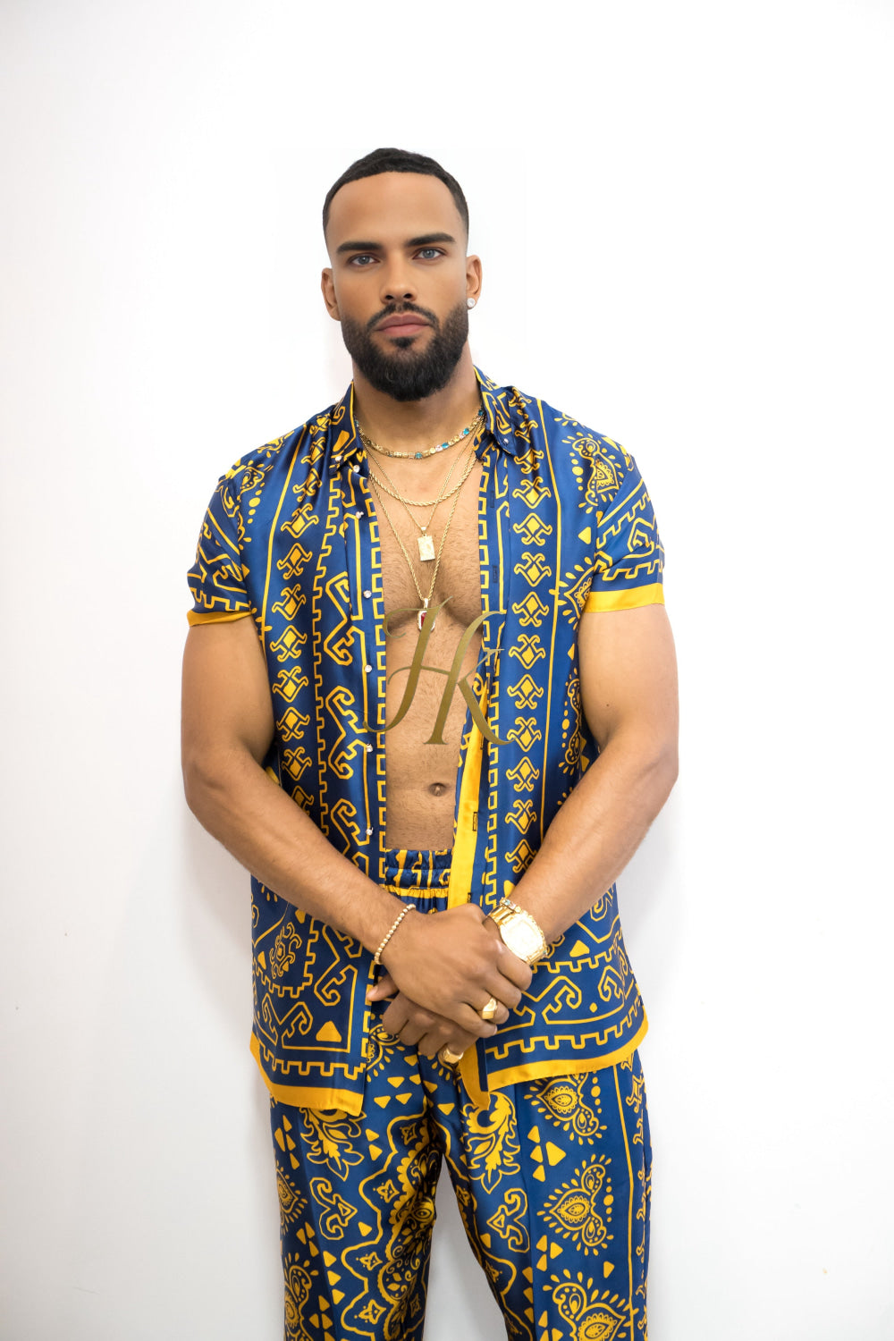 Luxury Silk Rave Wear for Men - kayibstrore