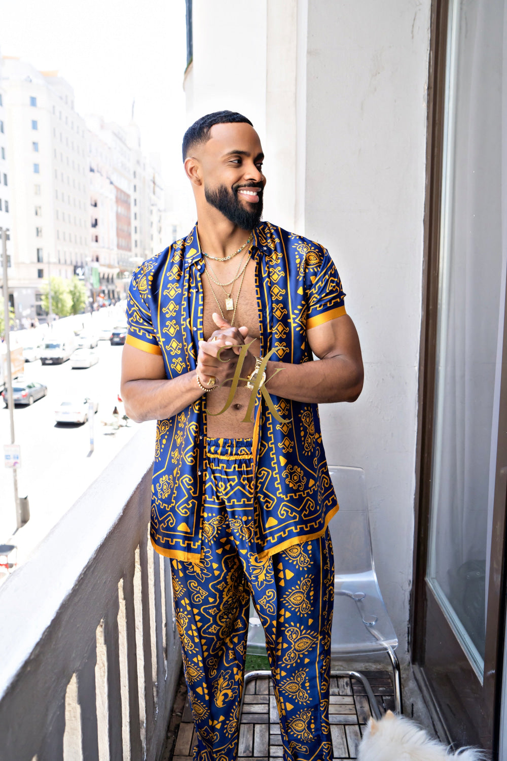 Men's Silk Beach Outfit - kayibstrore
