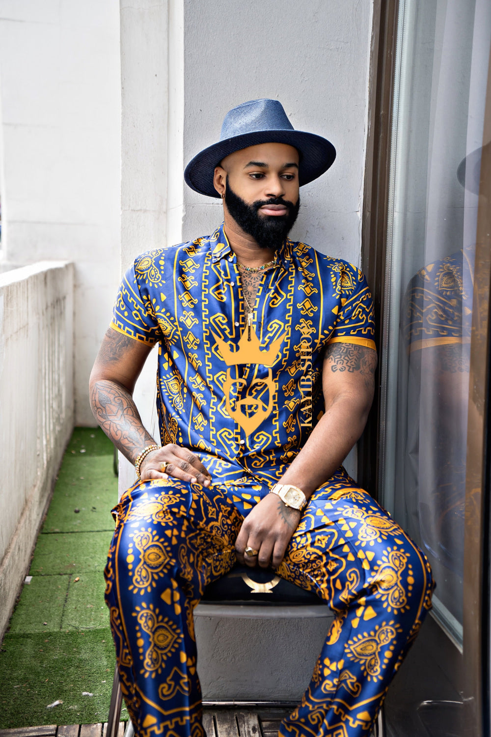 Men's Silk Beach Outfit - kayibstrore