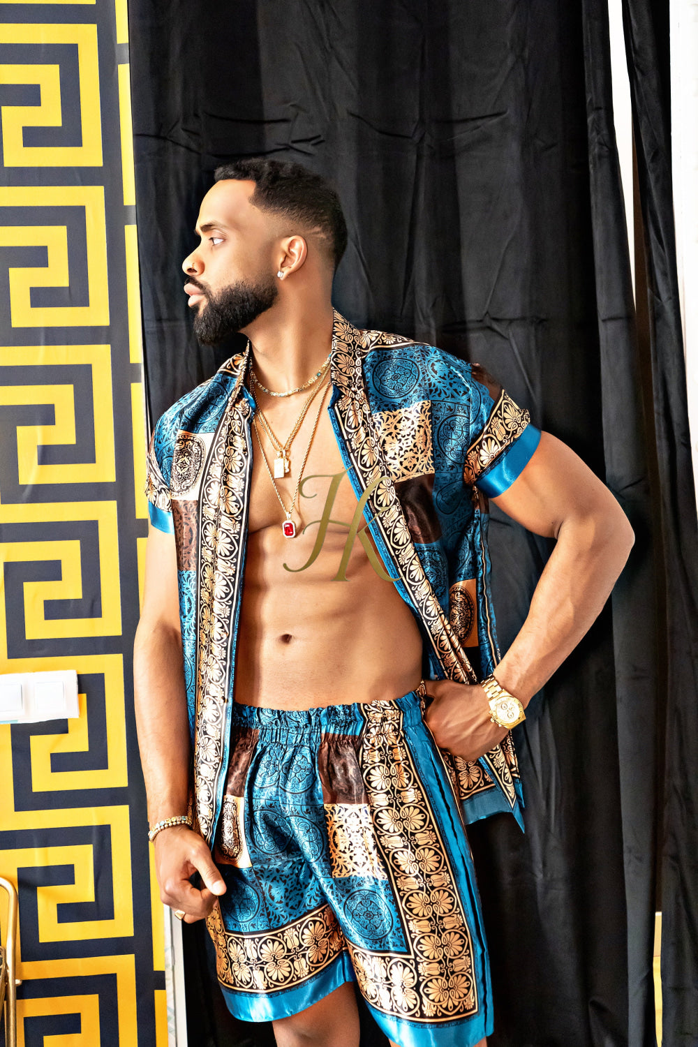 Men's Luxury Silk Dress Set Outfit - Elevate Your Style Game with Ultimate Comfort and Unbeatable Quality - kayibstrore