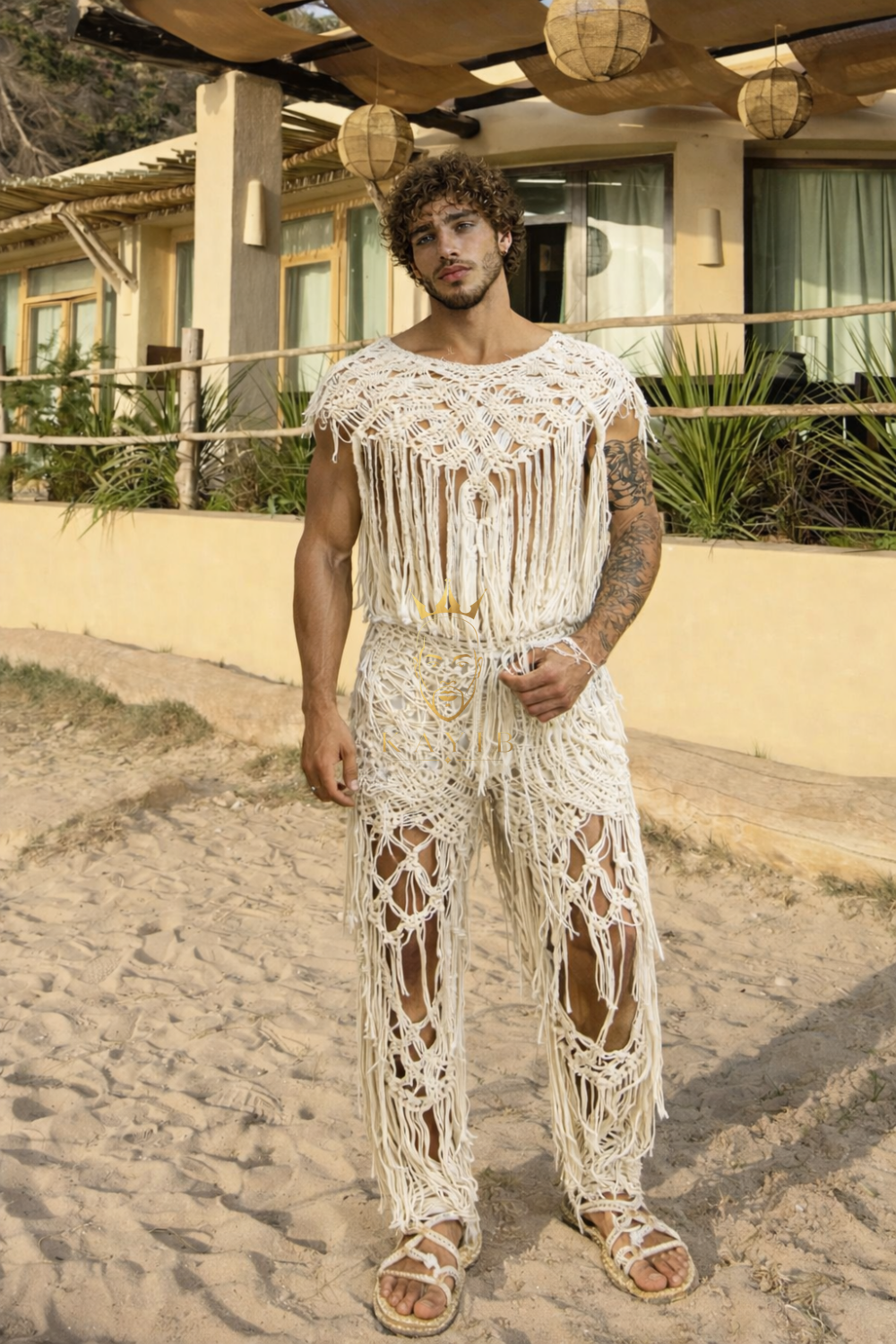 Luxury Handcrafted Macramé Outfit Set