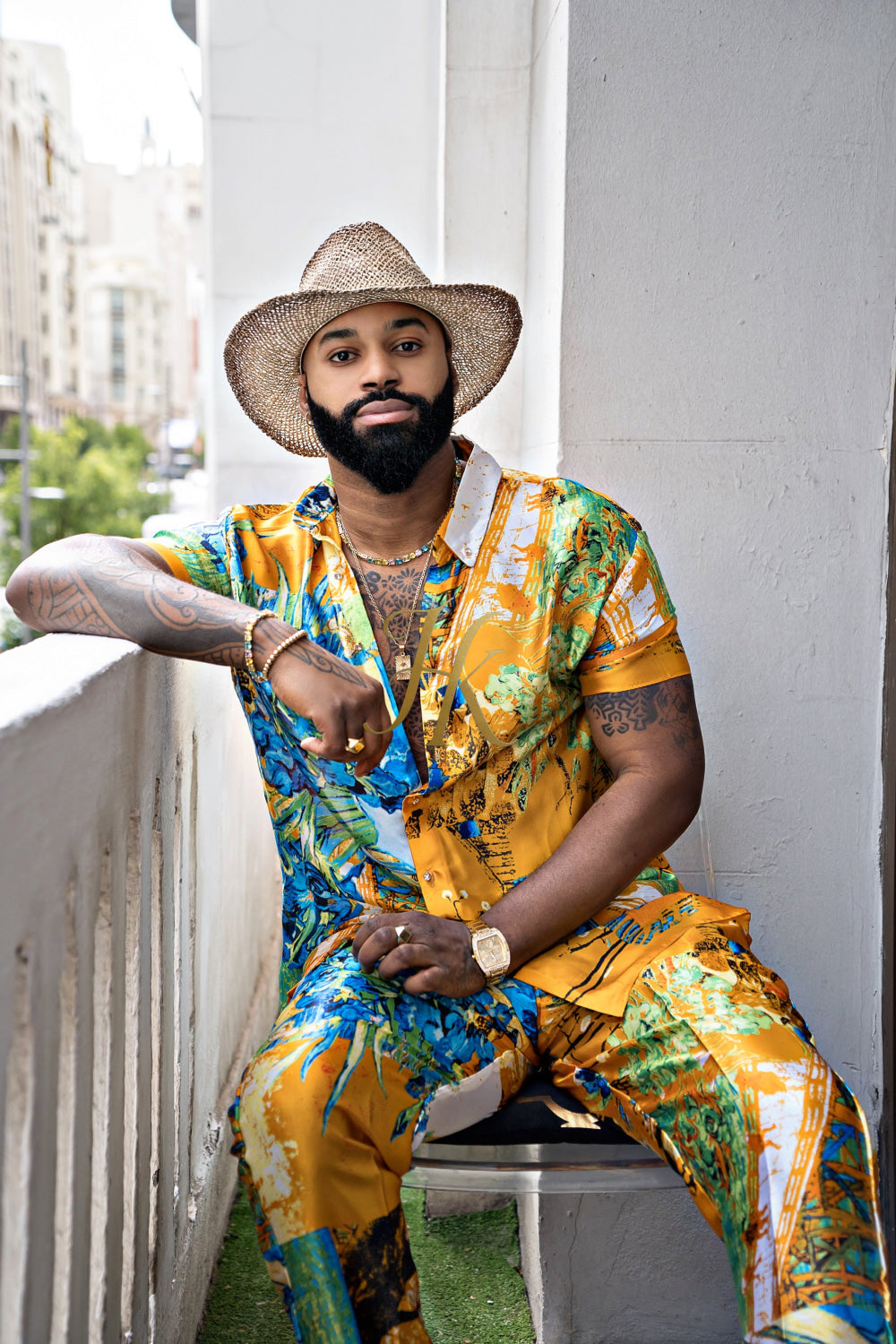 Ultimate Luxury Men's Rave Wear: Silk Set for Unmatched Style and Comfort - kayibstrore