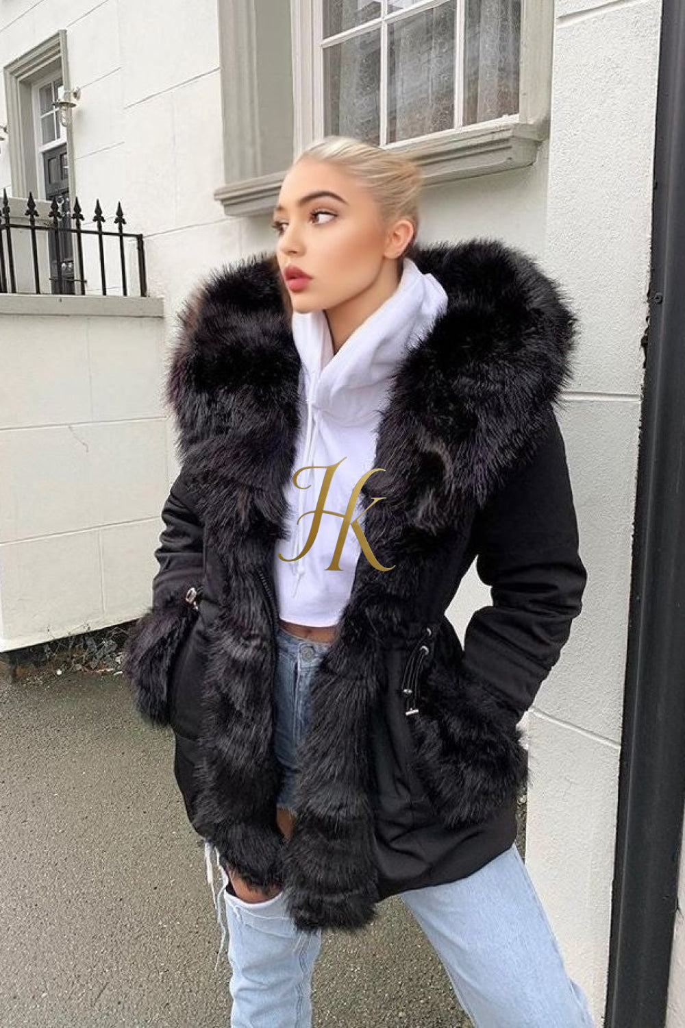 Unisex Luxury Eco-Friendly fox fur Coat - Stay Warm in Style and Sustainability - kayibstrore