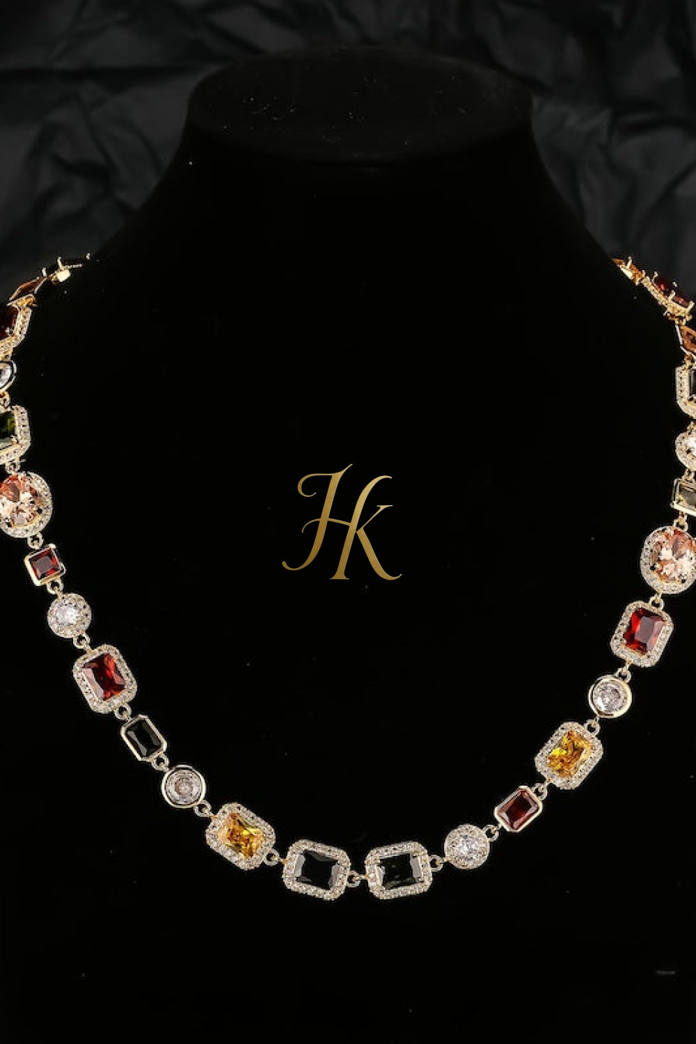 2PCS Iced Out Necklace & Bracelet Set - 10MM Colorful Zirconia Chain with Real Gold Plating, Hip Hop Jewelry for Men & Women - Perfect for Father's Day, Wedding, Anniversary, and Birthday Gifts - kayibstrore