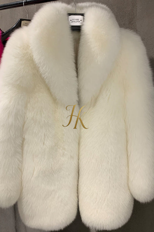 Luxury Handmade Premium coat& wool Real Fur Coats with Rex Rabbit Fur - kayibstrore