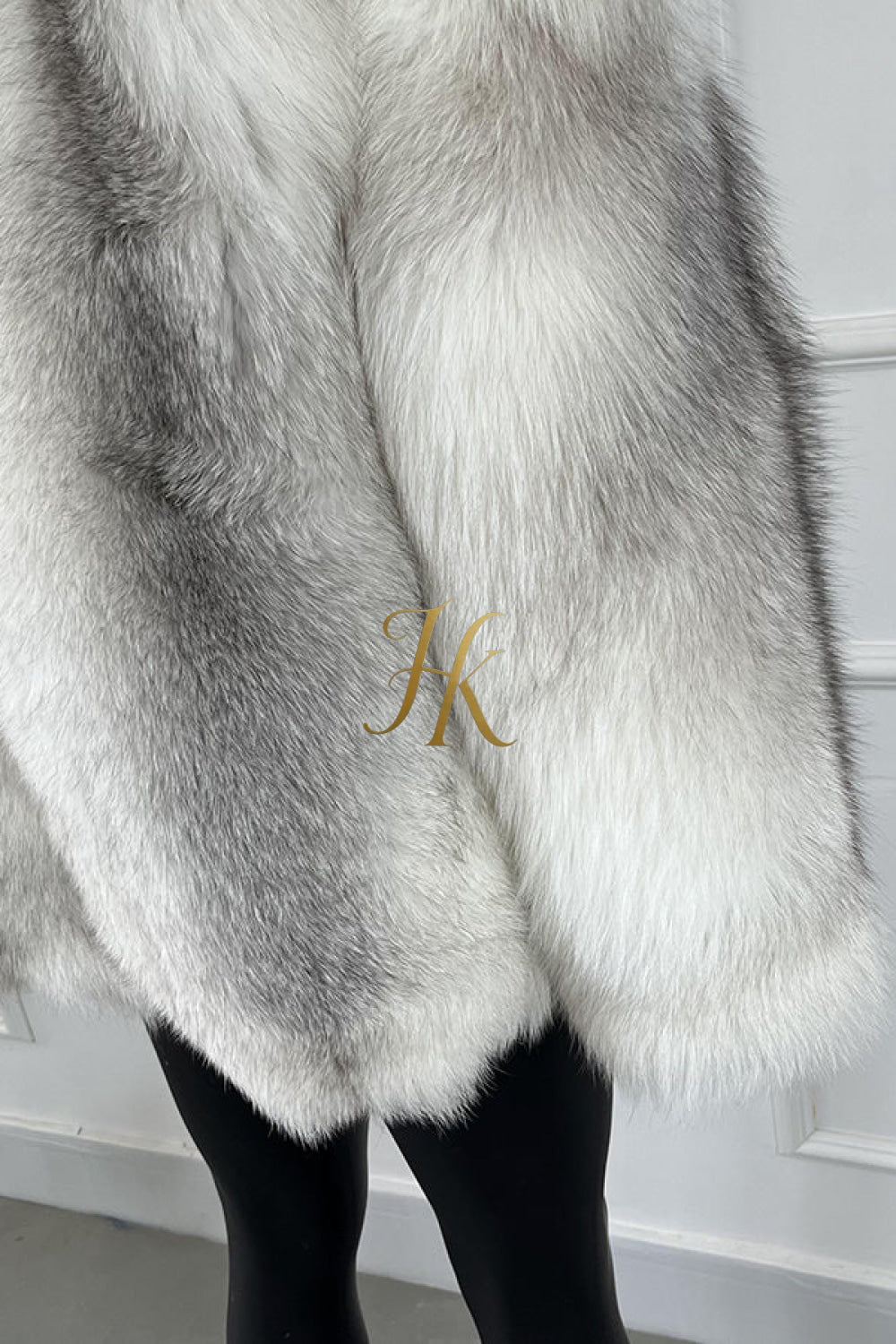 Luxury Handmade Premium fox fur & wool Real Fur Coats with Rex Rabbit Fur - kayibstrore