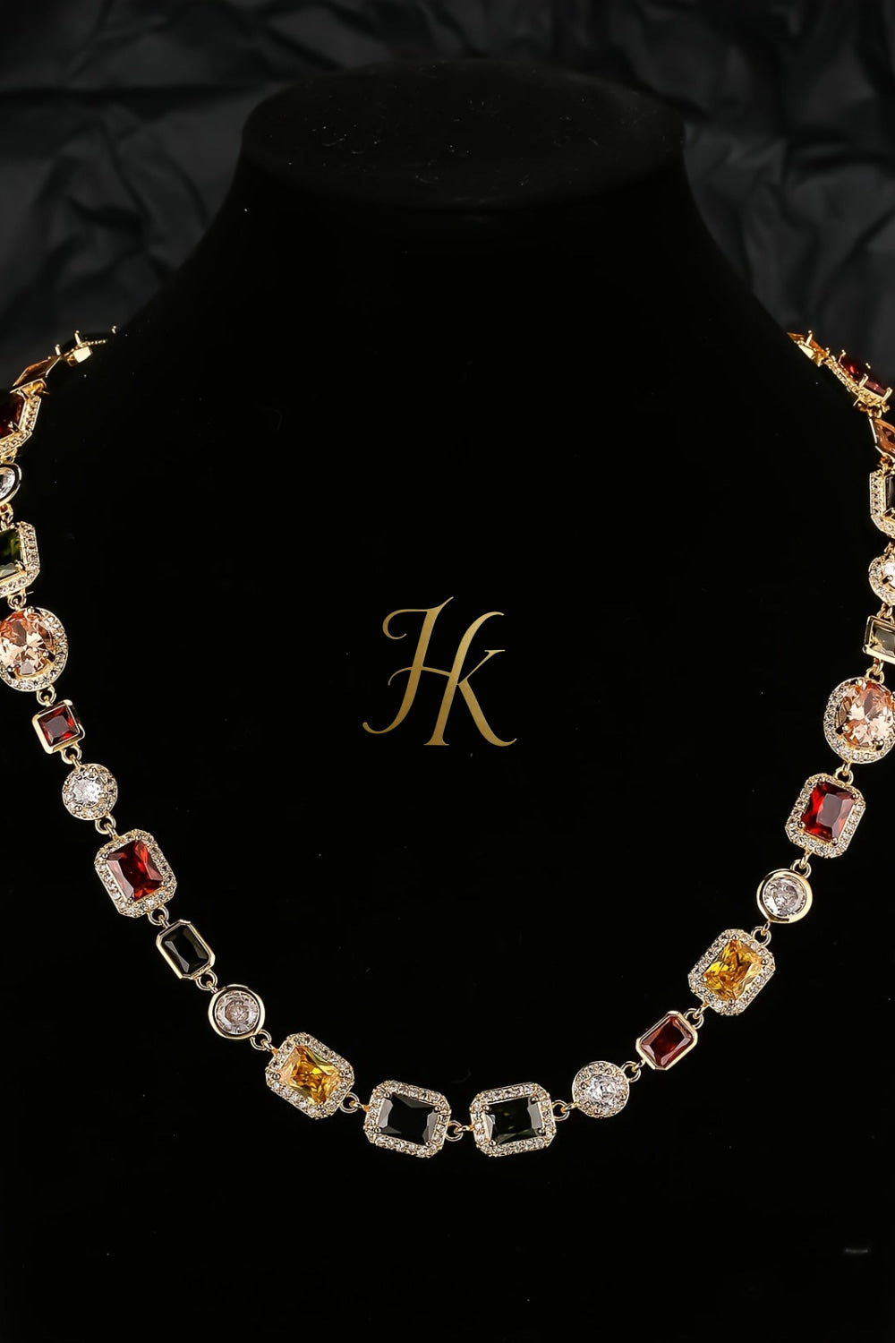 2PCS Iced Out Necklace & Bracelet Set - 10MM Colorful Zirconia Chain with Real Gold Plating, Hip Hop Jewelry for Men & Women - Perfect for Father's Day, Wedding, Anniversary, and Birthday Gifts - kayibstrore