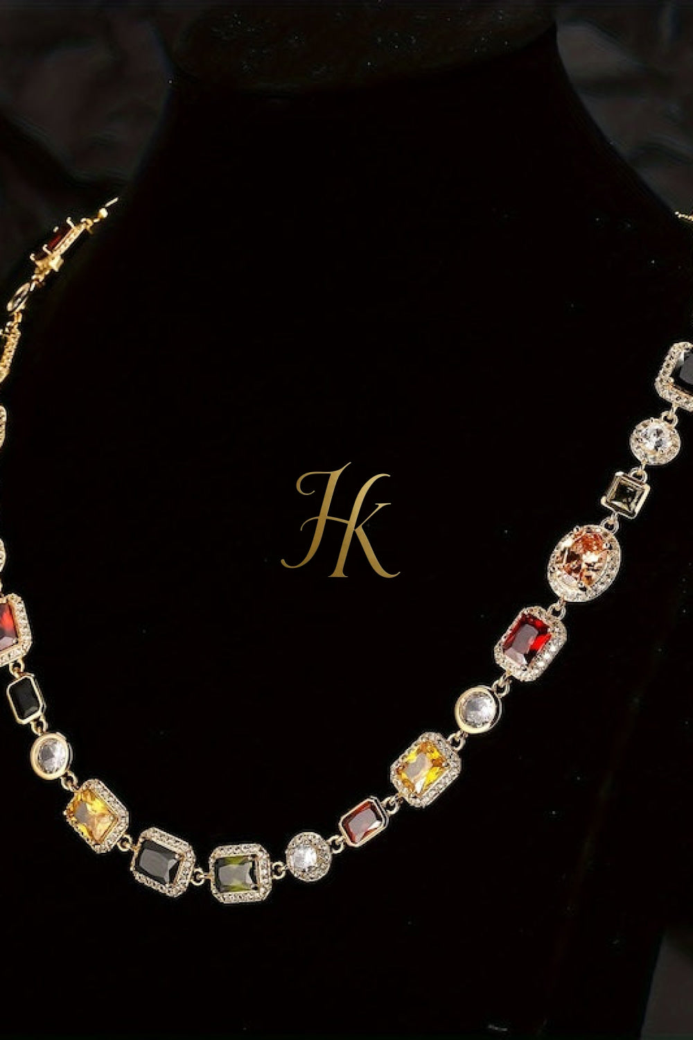 2PCS Iced Out Necklace & Bracelet Set - 10MM Colorful Zirconia Chain with Real Gold Plating, Hip Hop Jewelry for Men & Women - Perfect for Father's Day, Wedding, Anniversary, and Birthday Gifts - kayibstrore