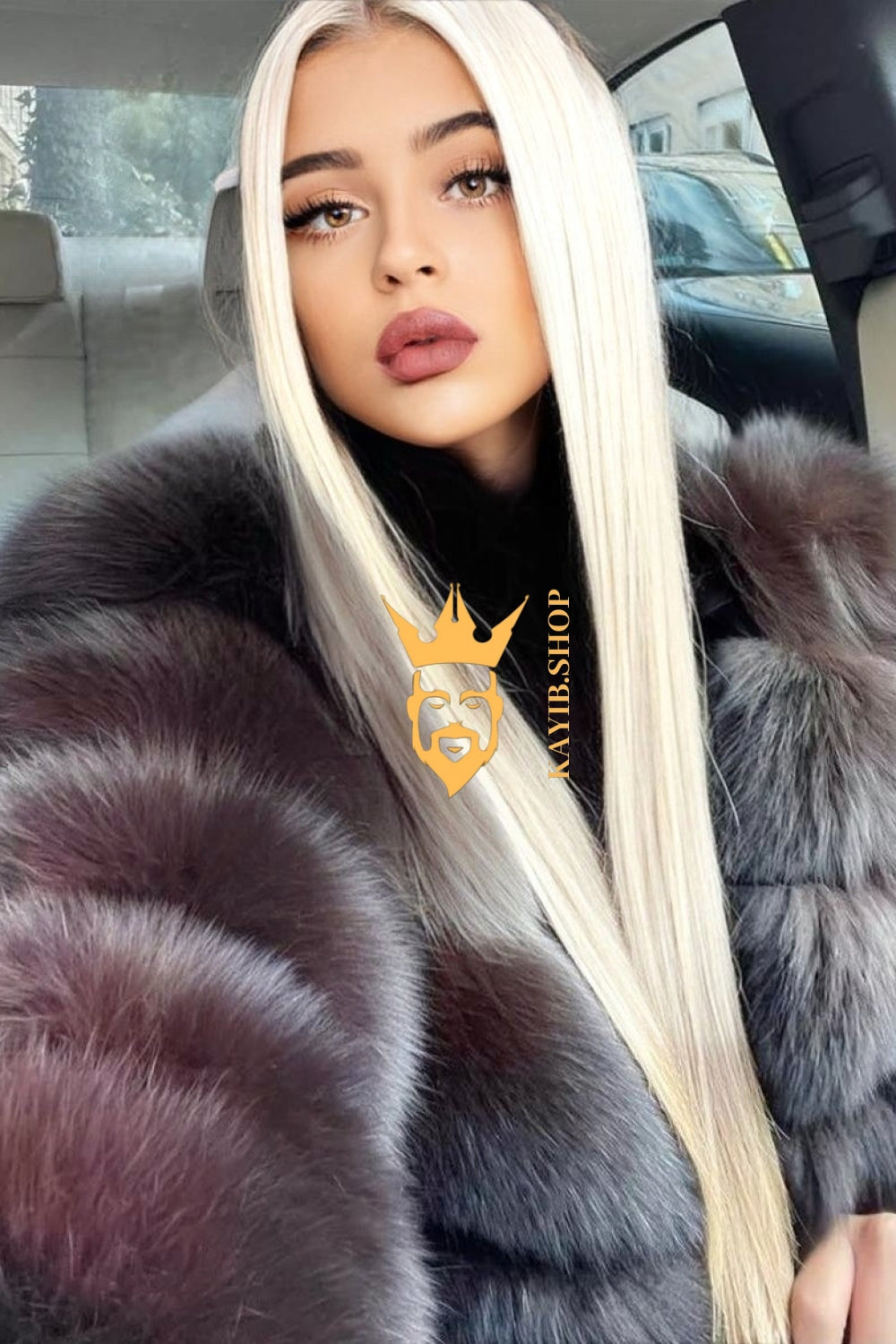 Winter Luxury Raccoon Fur Short Coat - Stay Stylish and Warm with Oversized Sleeves - 100% Real Fur Luxury - kayibstrore