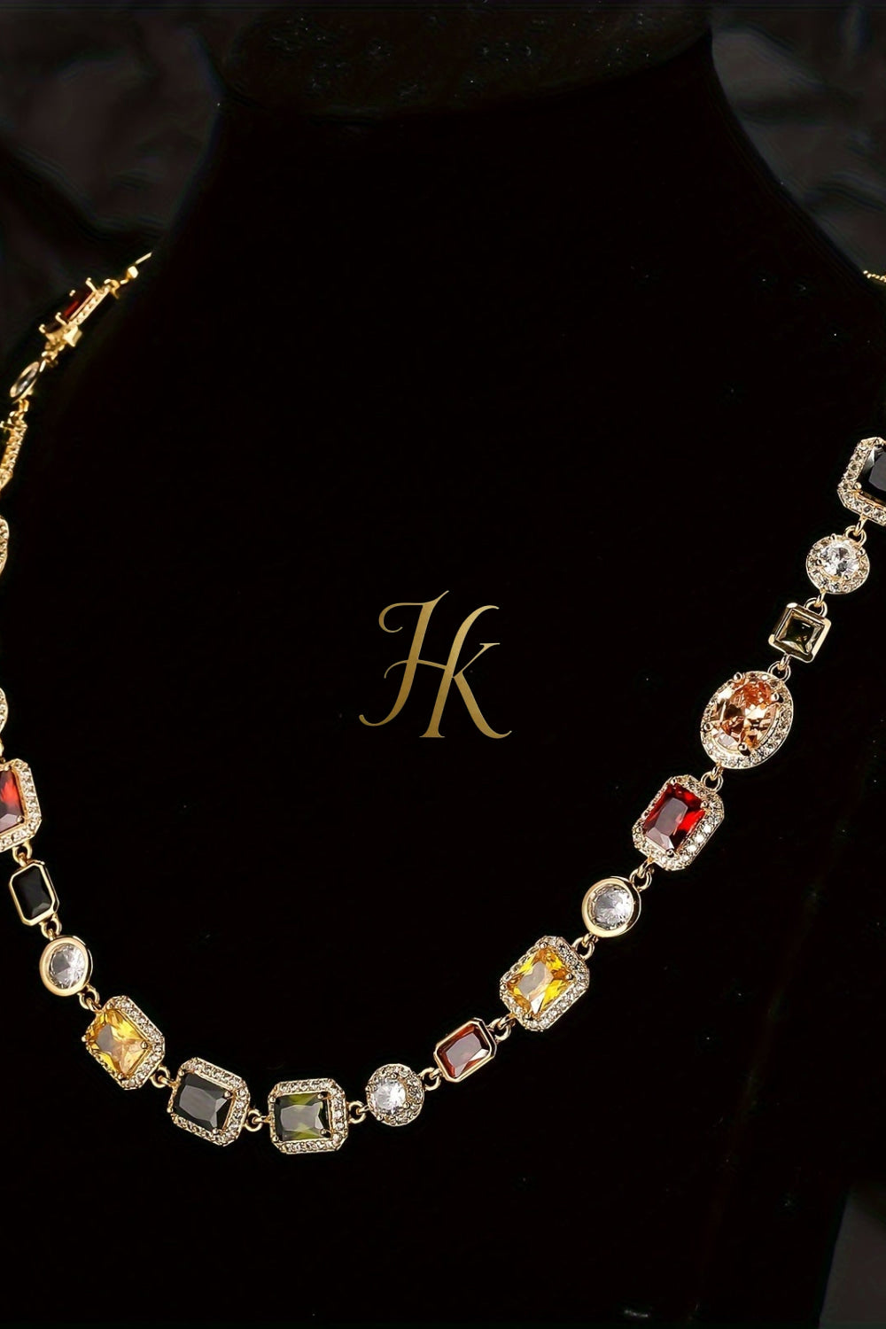 2PCS Iced Out Necklace & Bracelet Set - 10MM Colorful Zirconia Chain with Real Gold Plating, Hip Hop Jewelry for Men & Women - Perfect for Father's Day, Wedding, Anniversary, and Birthday Gifts - kayibstrore