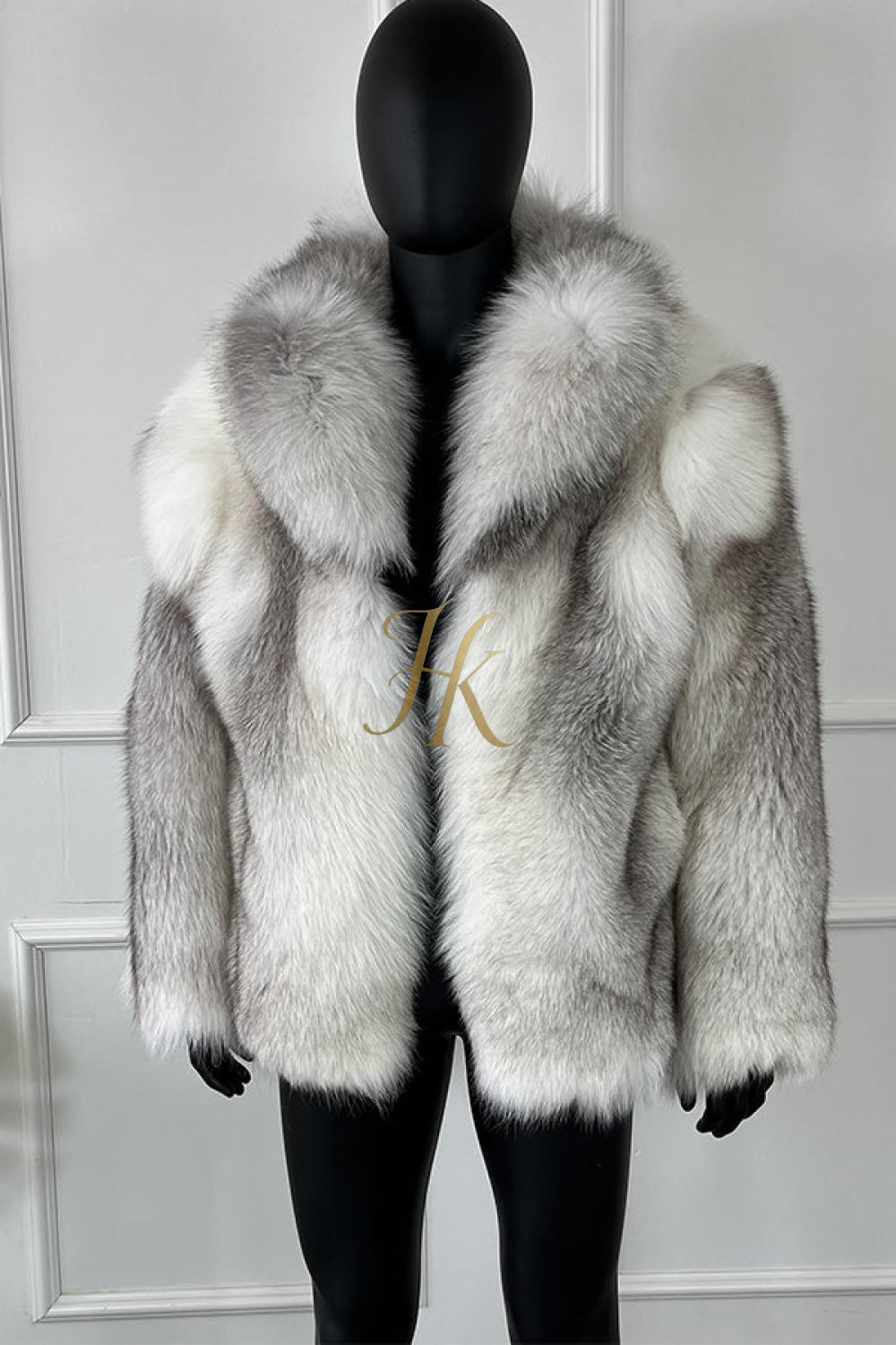 Luxury Handmade Premium fox fur & wool Real Fur Coats with Rex Rabbit Fur - kayibstrore