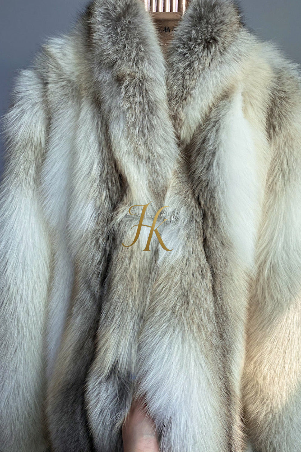 Raccoon Fur long Coat - Stay Stylish and Warm with Oversized Sleeves - 100% Real Fur Luxury - kayibstrore