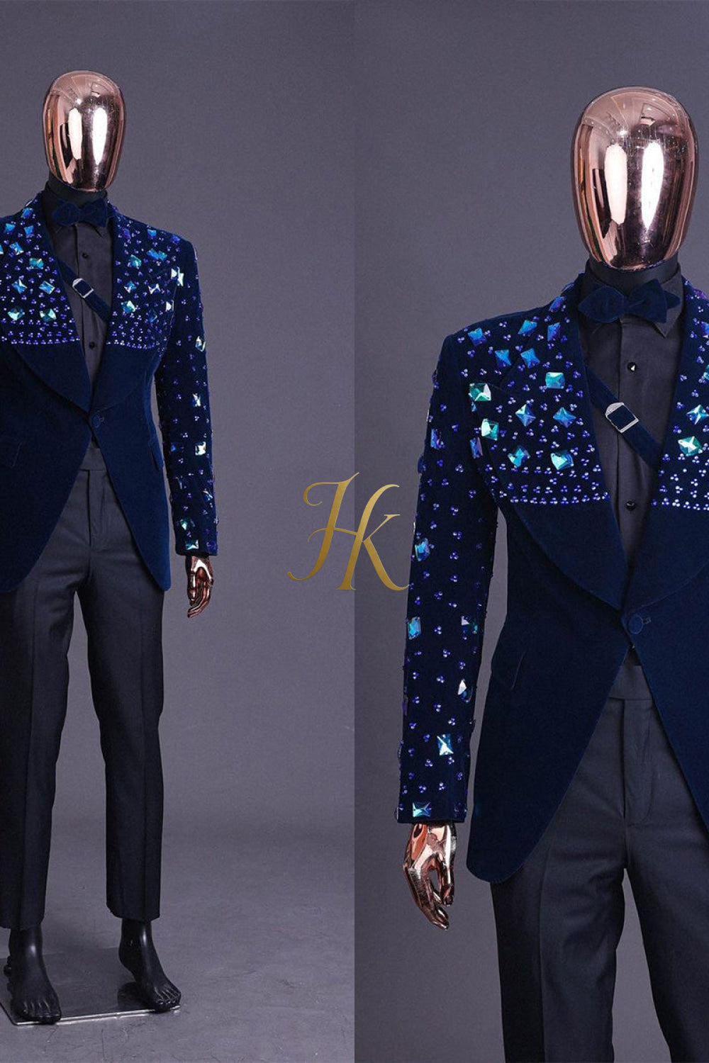 Handmade Custom velvet blazer set 2 pieces Men's Suit with Sheer Velvet Lapel - Elevate Formal Style - kayibstrore