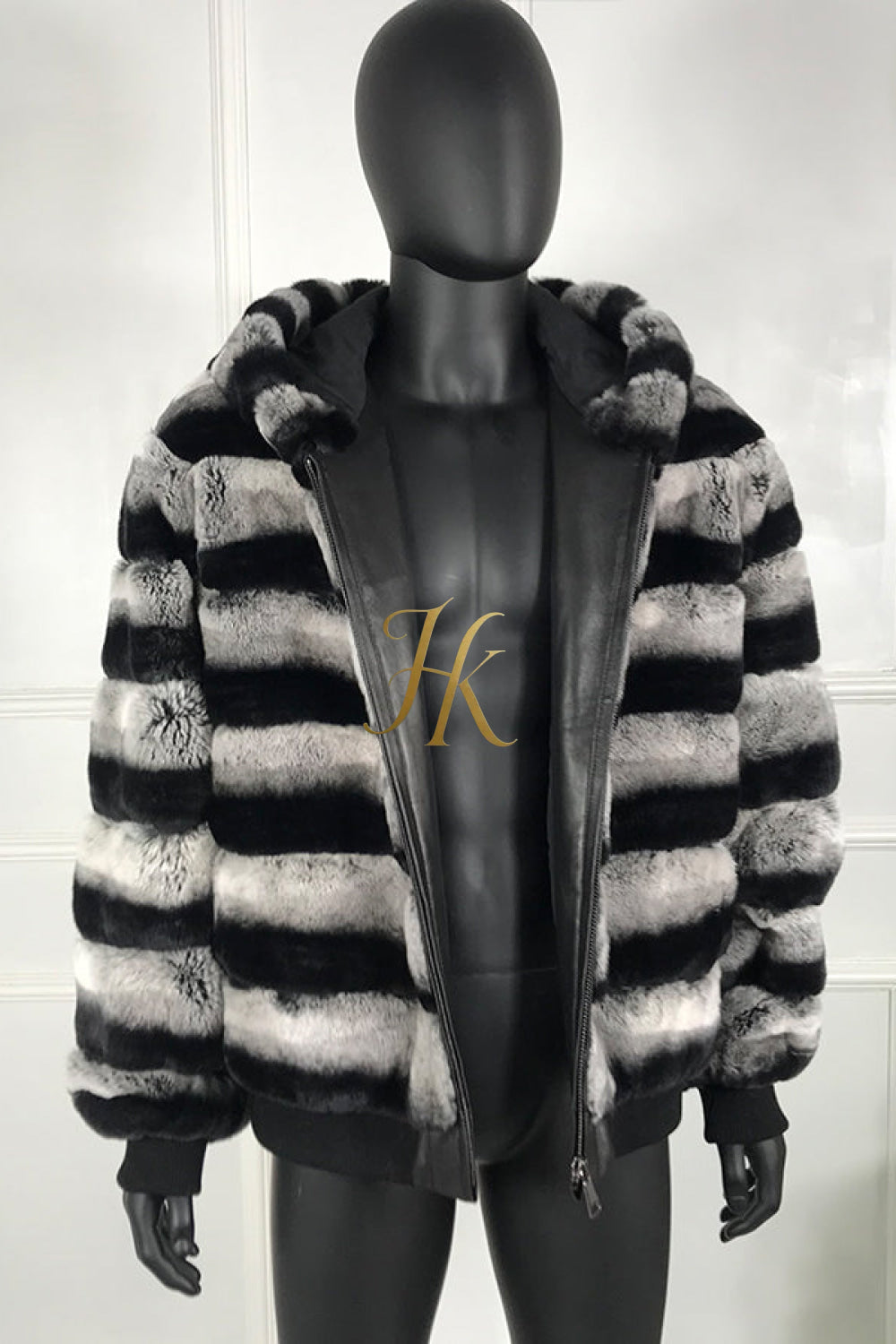 Luxury Handmade Premium Cashmere & wool Real Fur Coats with Rex Rabbit Fur - kayibstrore
