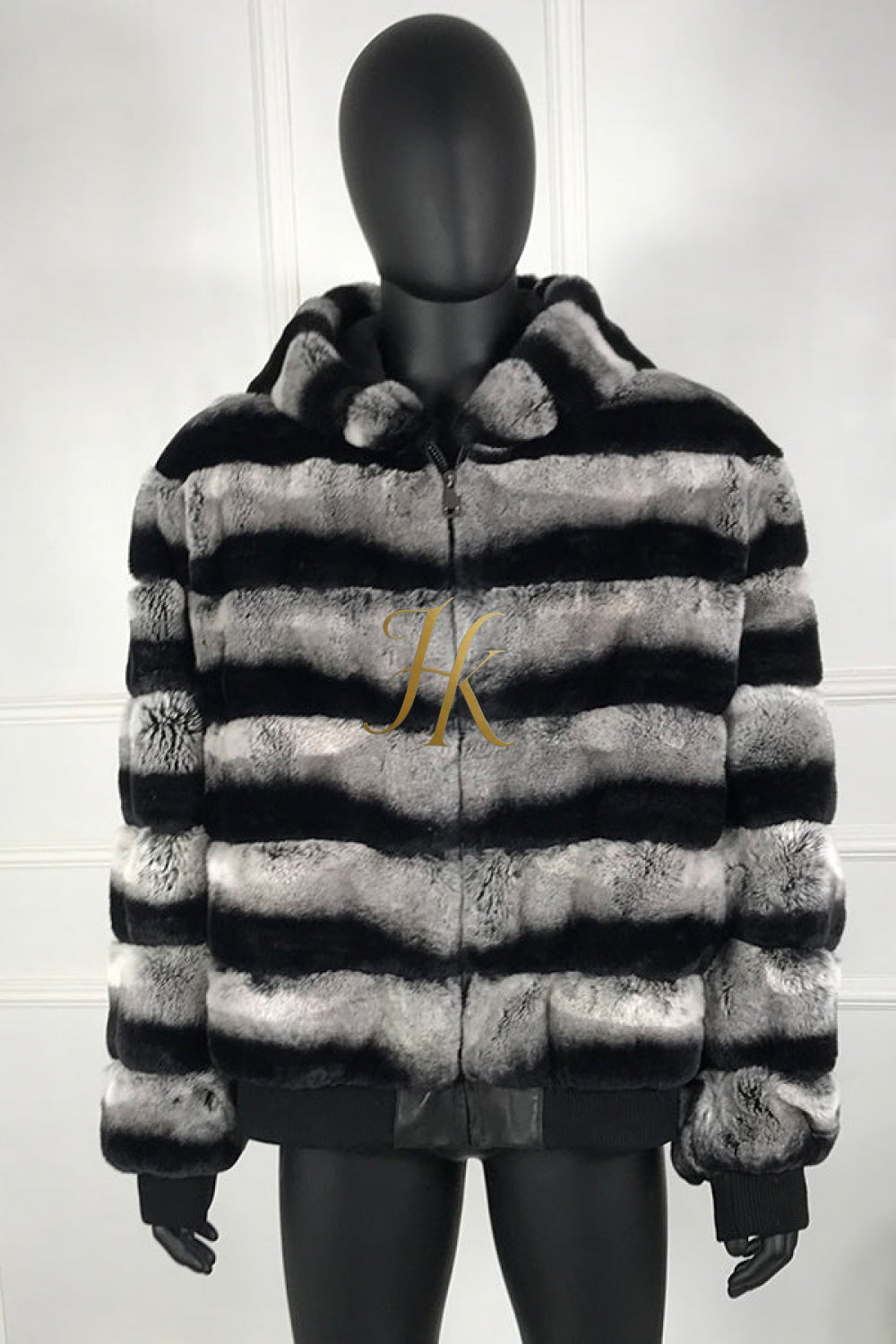 Luxury Handmade Premium Cashmere & wool Real Fur Coats with Rex Rabbit Fur - kayibstrore