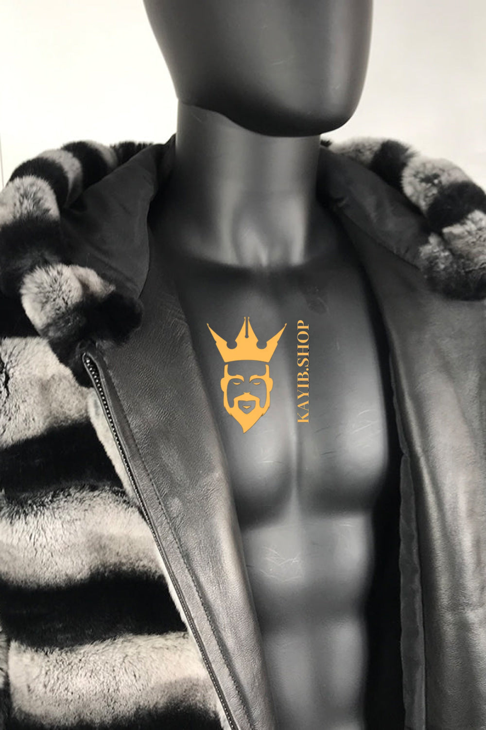 Luxury Handmade Premium Cashmere & wool Real Fur Coats with Rex Rabbit Fur - kayibstrore