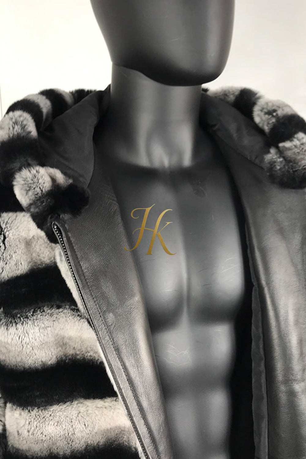 Luxury Handmade Premium Cashmere & wool Real Fur Coats with Rex Rabbit Fur - kayibstrore