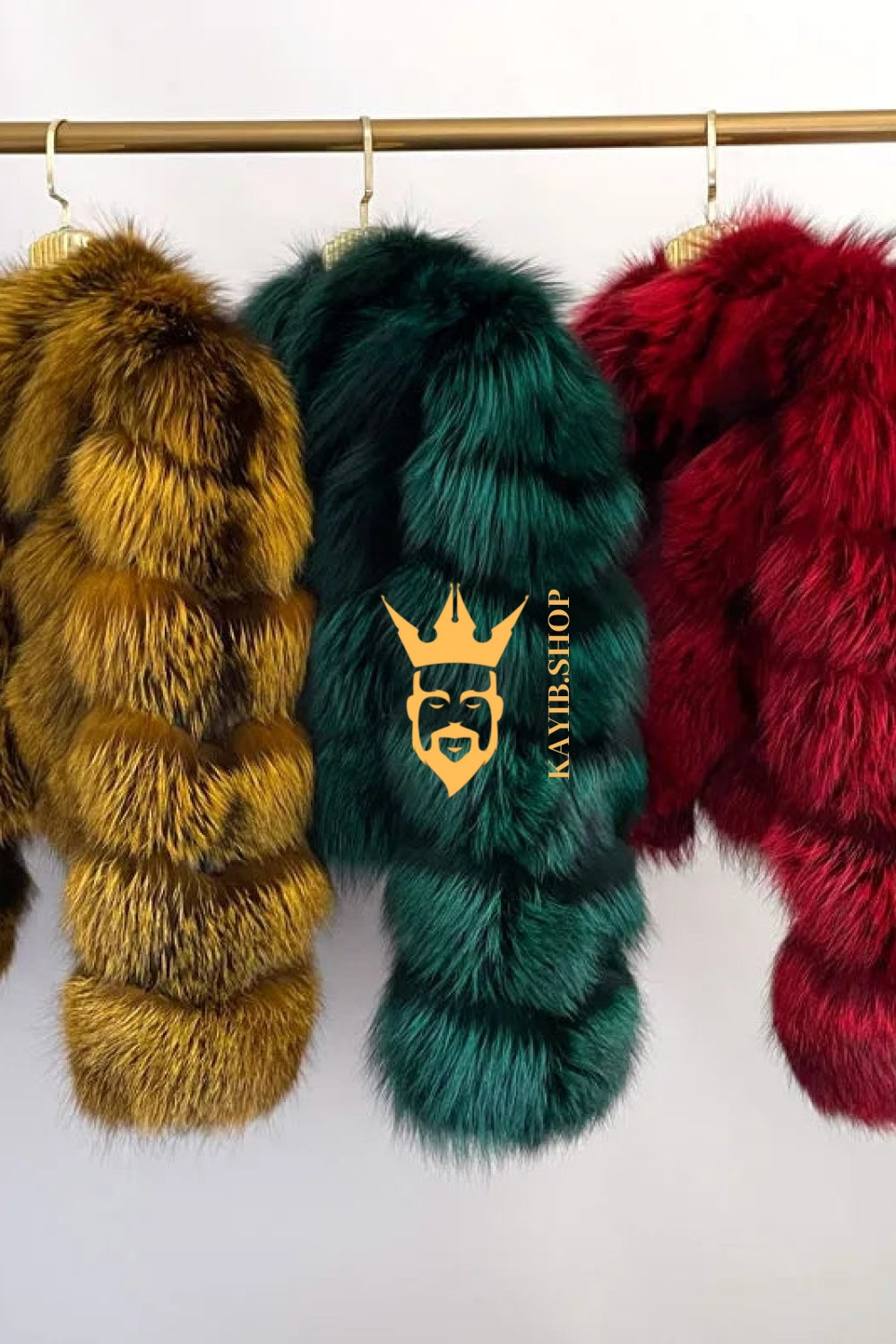Fashion Raccoon Fur Short Coat - Stay Stylish and Warm with Oversized Sleeves - 100% Real Fur Luxury - kayibstrore