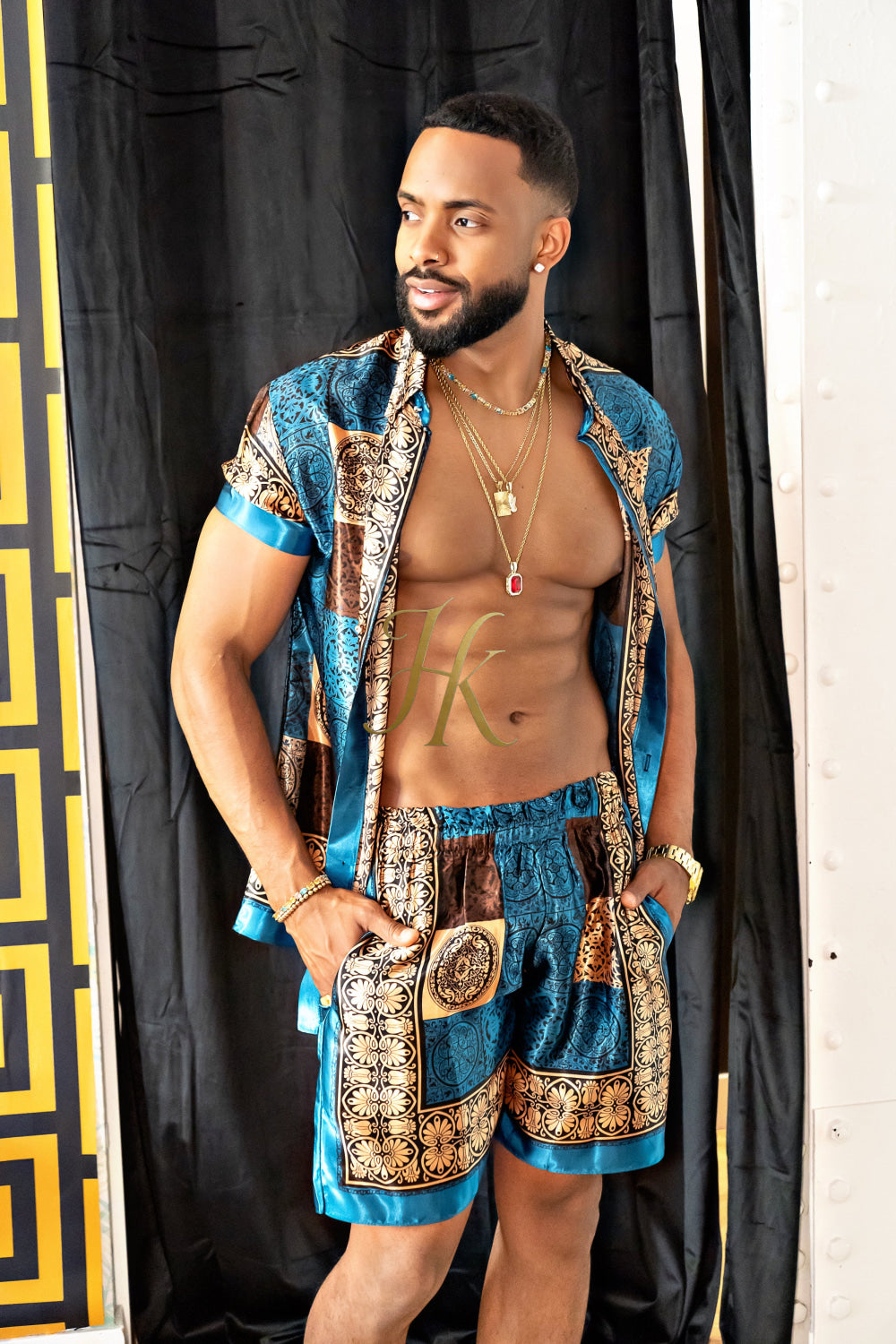 Men's Luxury Silk Dress Set Outfit - Elevate Your Style Game with Ultimate Comfort and Unbeatable Quality - kayibstrore