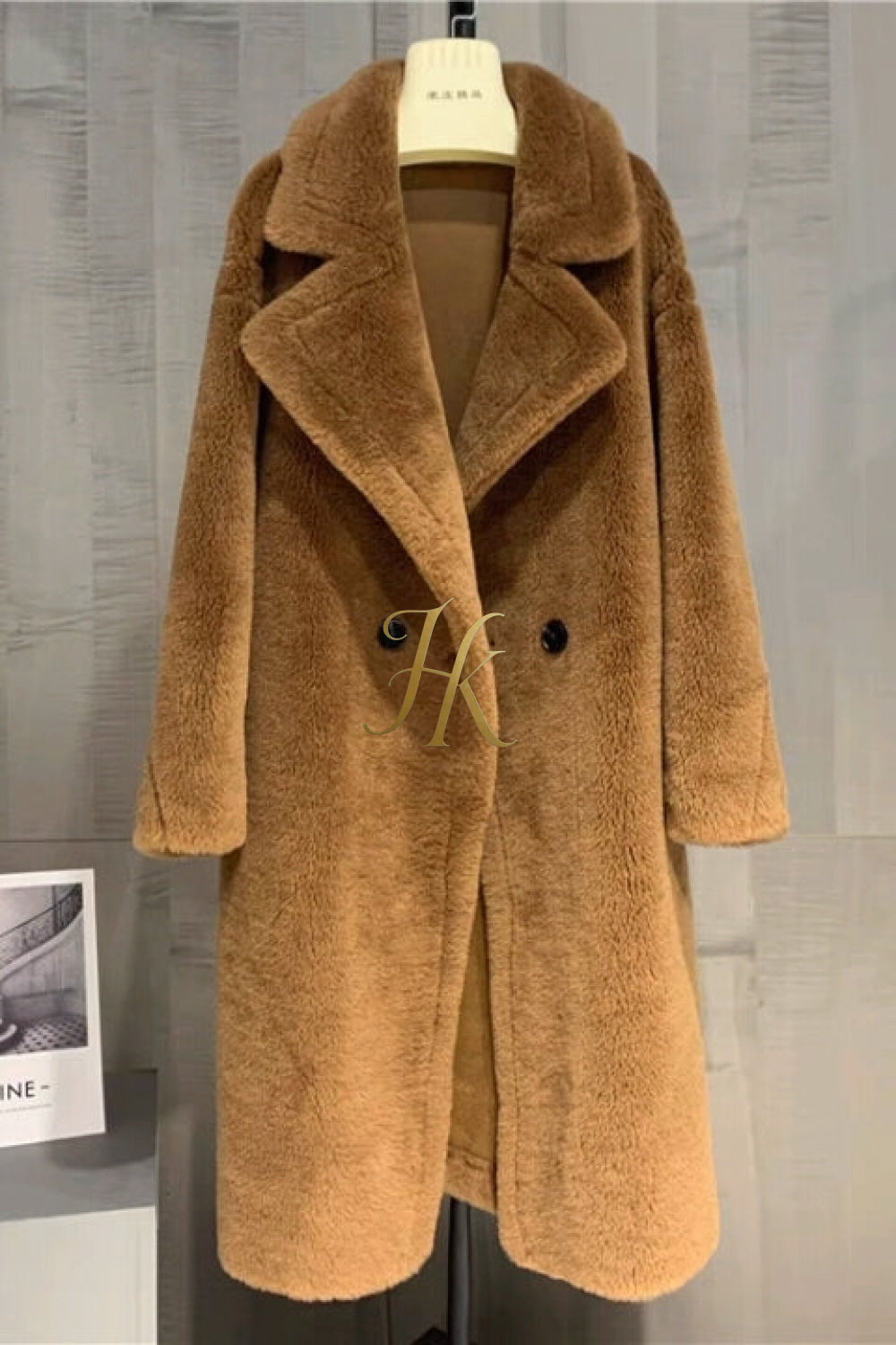 Luxury Teddy genuine wool sheepskin Luxury Coat - Stay Warm and Stylish in this Ethically Produced Fur Coat couple goals - kayibstrore