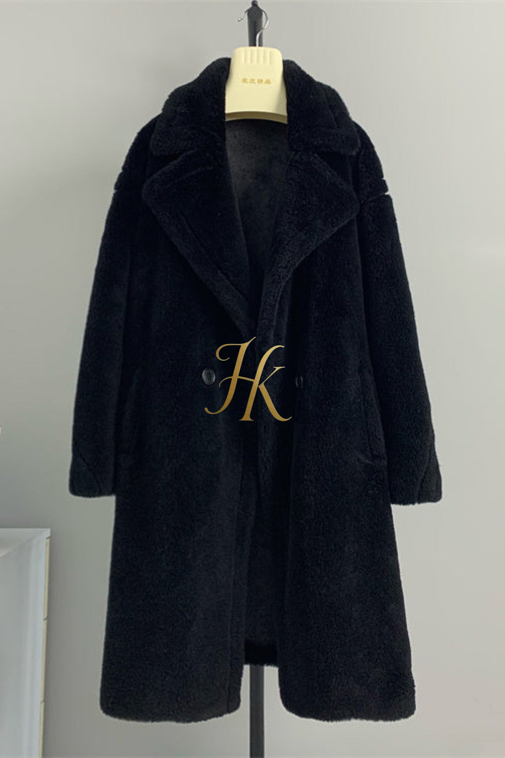 Luxury Teddy genuine wool sheepskin Luxury Coat - Stay Warm and Stylish in this Ethically Produced Fur Coat couple goals - kayibstrore