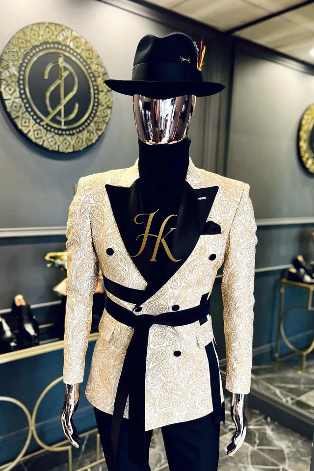 Mens Suit Premium 2 Pieces Rust / Terracotta Mens Suit for Wedding, Engagement, Prom, Groom wear and Groomsmen Suits - kayibstrore