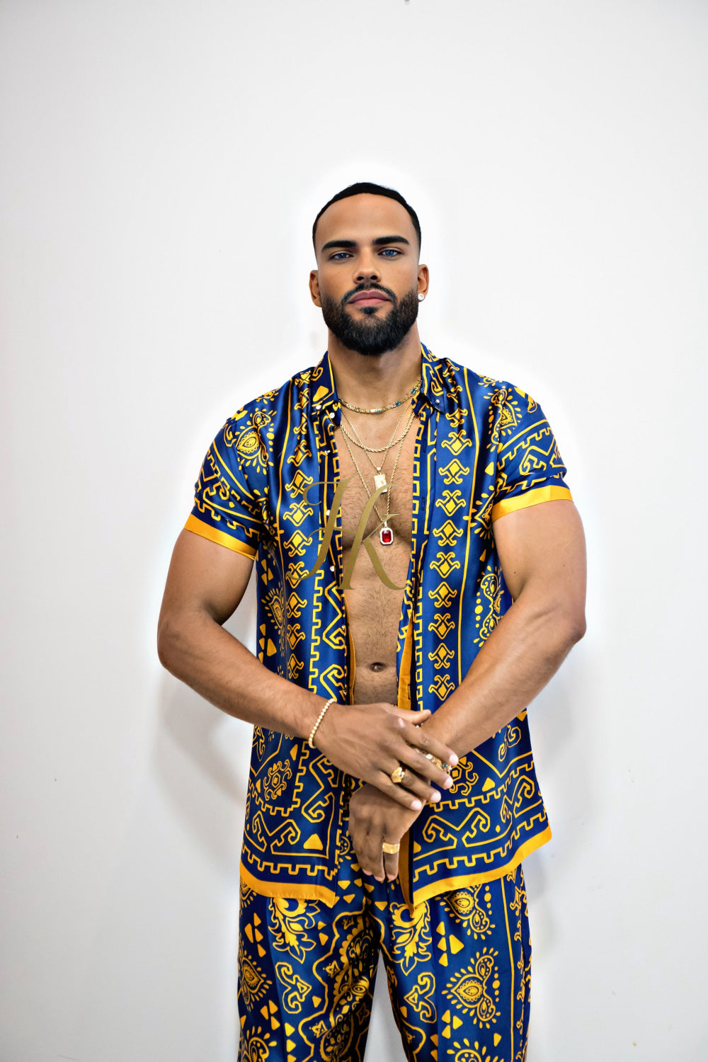 Luxury Silk Rave Wear for Men - kayibstrore