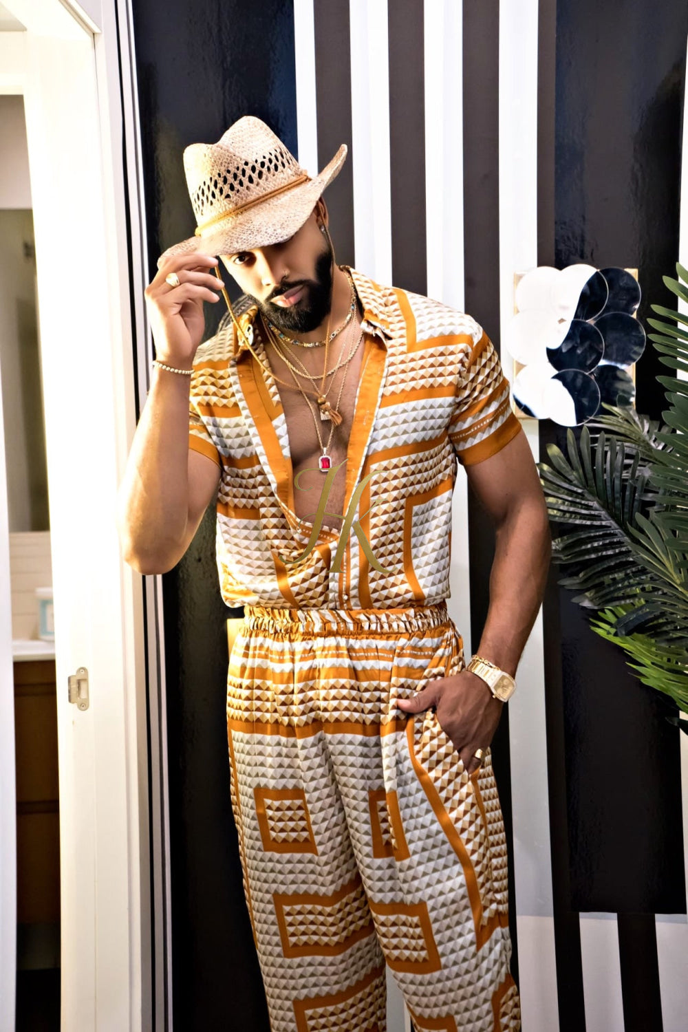 Luxury Handmade Outfits: Men's Luxury Silk Set - kayibstrore