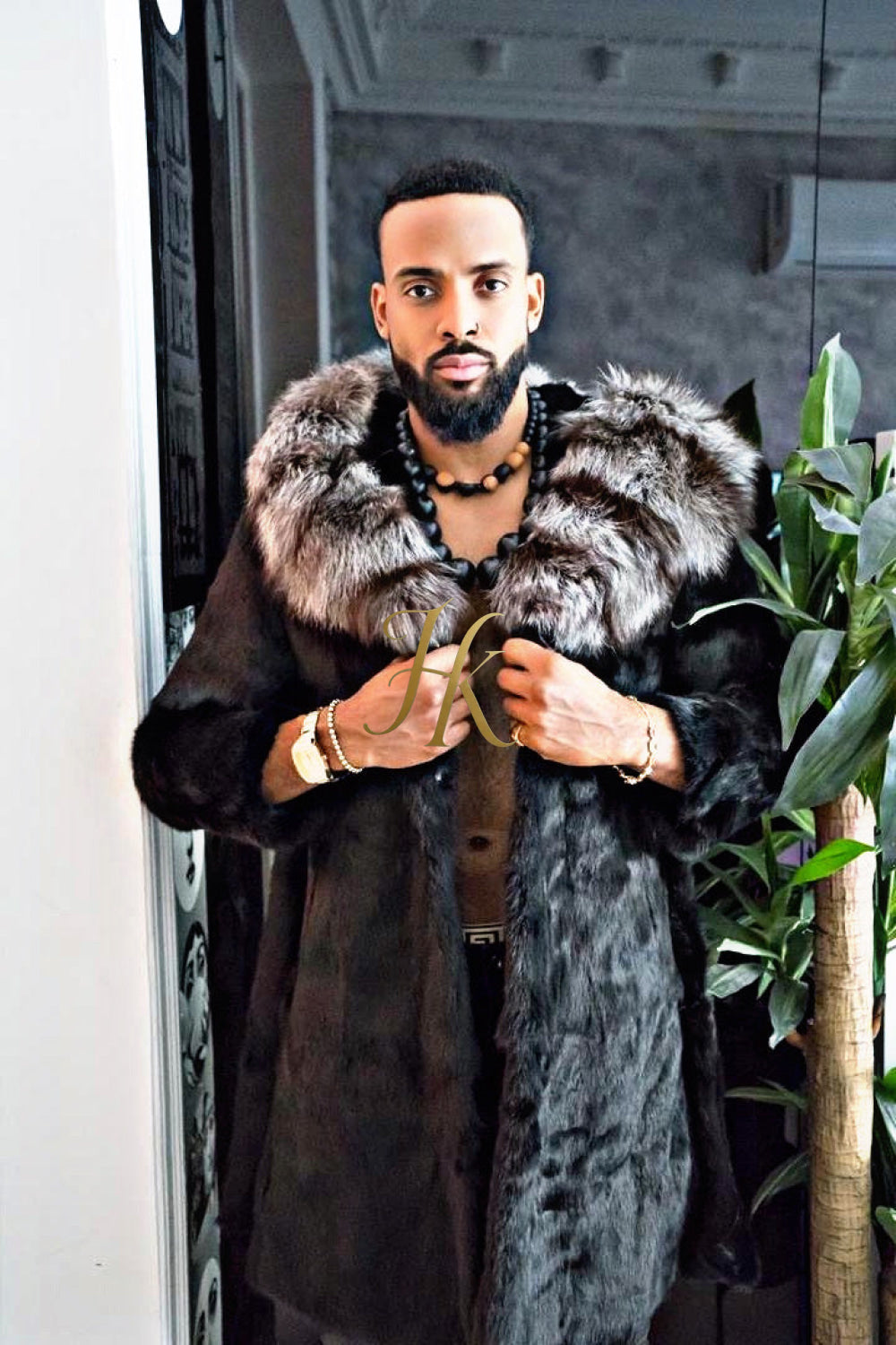 Luxurious Fox Fur Coats for Men - Elevate Your Style and Warmth - kayibstrore
