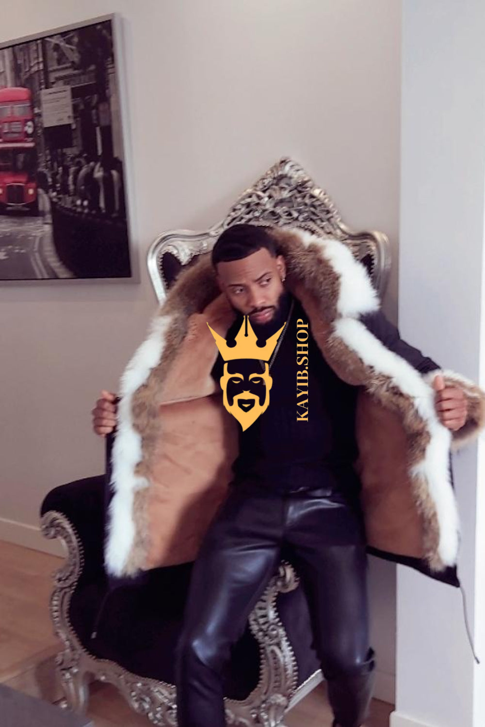 Mens Rabbit Fur Coats: Coats