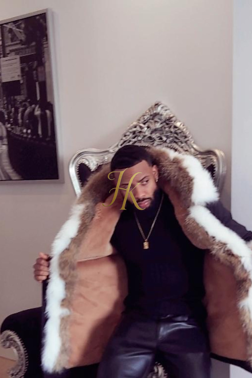 Mens Rabbit Fur Coats: Coats