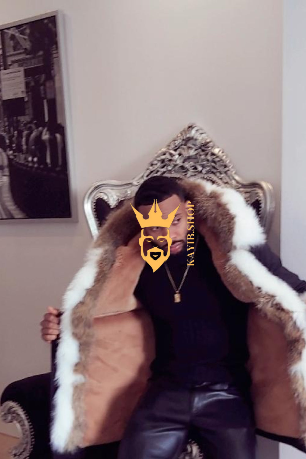 Mens Rabbit Fur Coats: Coats