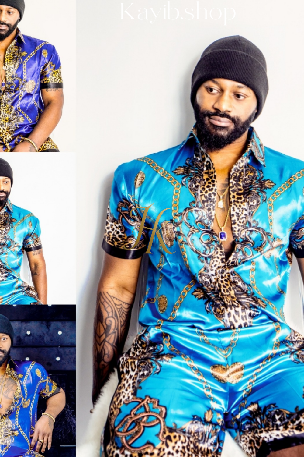 Mens Luxury Silk Set 2 Pcs