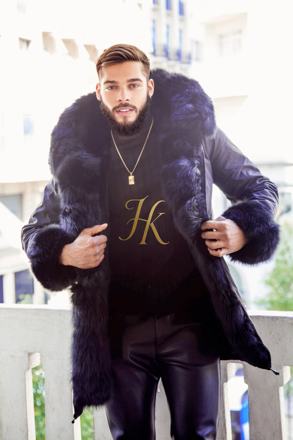 Unisex Luxury Eco-Friendly fox fur Coat - Stay Warm in Style and Sustainability - kayibstrore