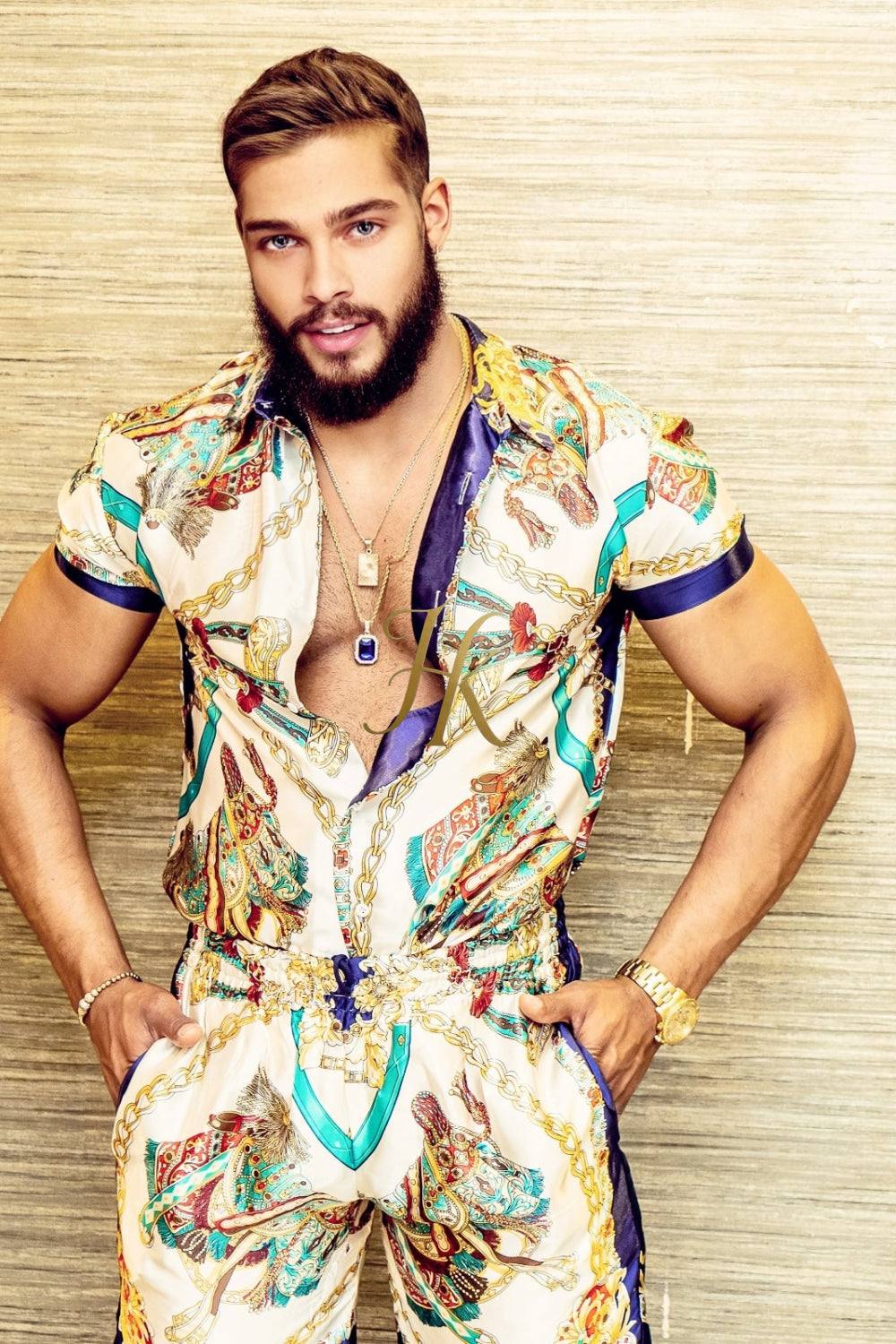 Summer Luxury Silk Outfit Set - Elevate Your Comfort and Style with 100% Mulberry Silk - Perfect Gift for Him - kayibstrore