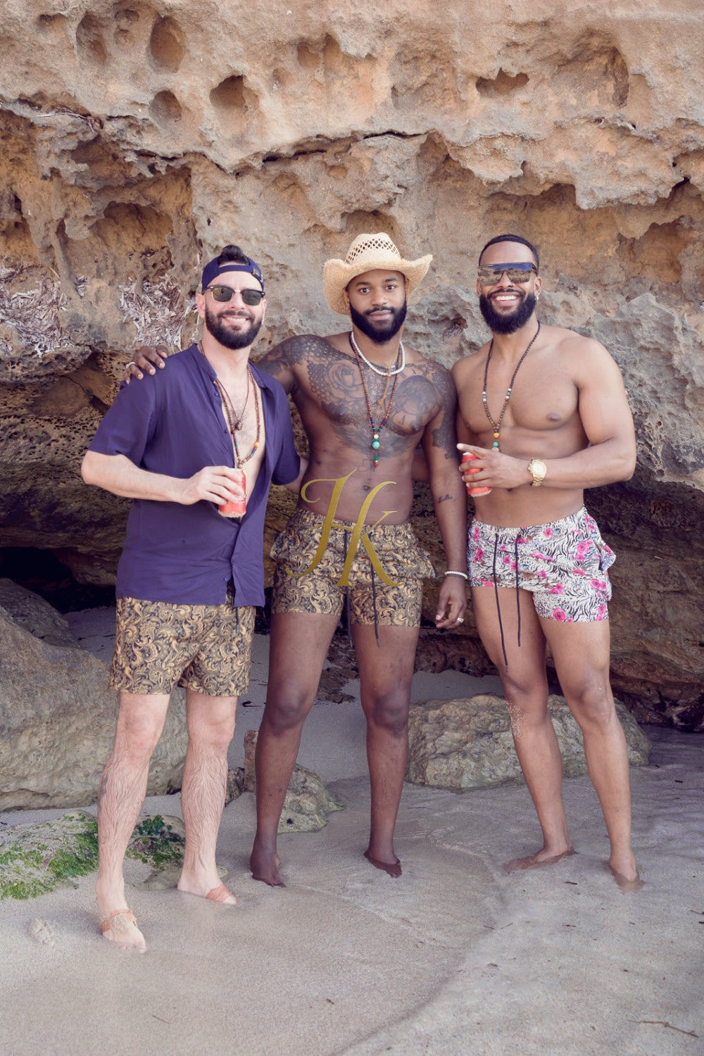 Set 3 pcs Men's Swimshorts - Hit the Beach in Style and Comfort - Personalized Fit and Lightweight Fabric - kayibstrore