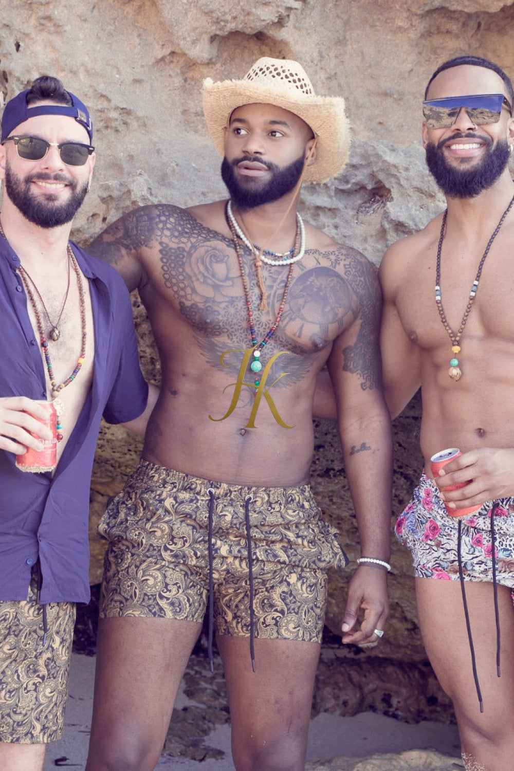 Set 3 pcs Men's Swimshorts - Hit the Beach in Style and Comfort - Personalized Fit and Lightweight Fabric - kayibstrore