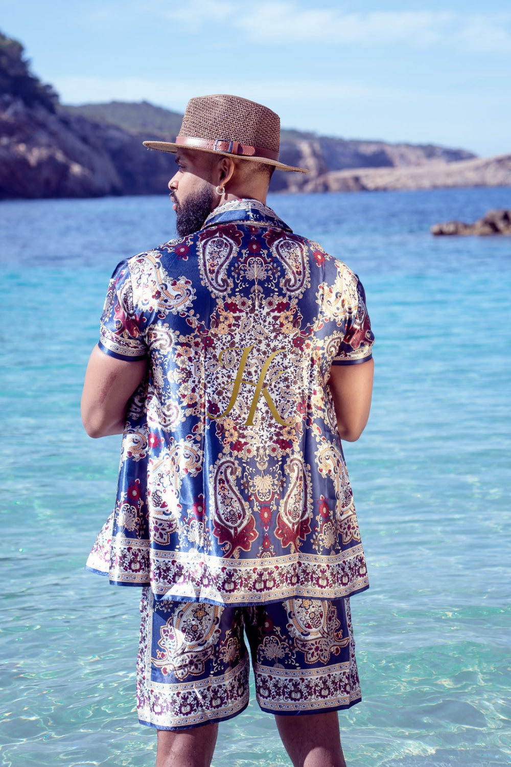 Barocco Outfits Silk Set - Elevate Your Style Game with Luxury and Personalized Fit - kayibstrore