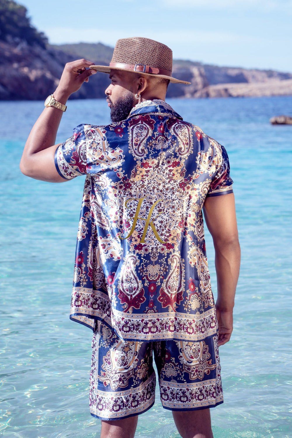 Barocco Outfits Silk Set - Elevate Your Style Game with Luxury and Personalized Fit - kayibstrore