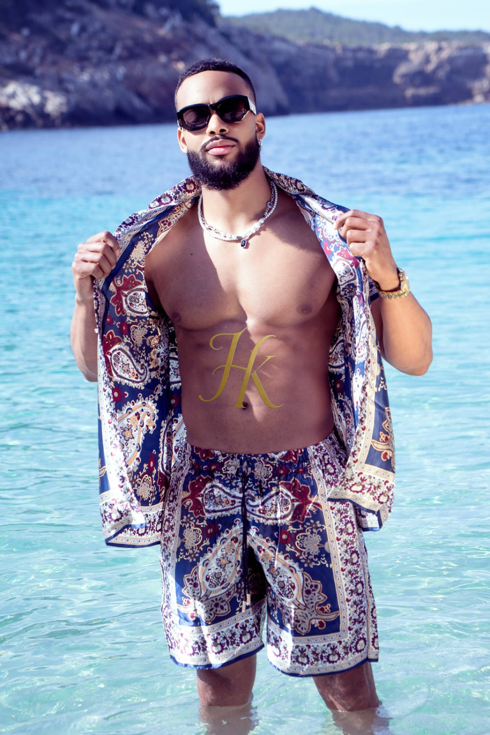 Barocco Outfits Silk Set - Elevate Your Style Game with Luxury and Personalized Fit - kayibstrore